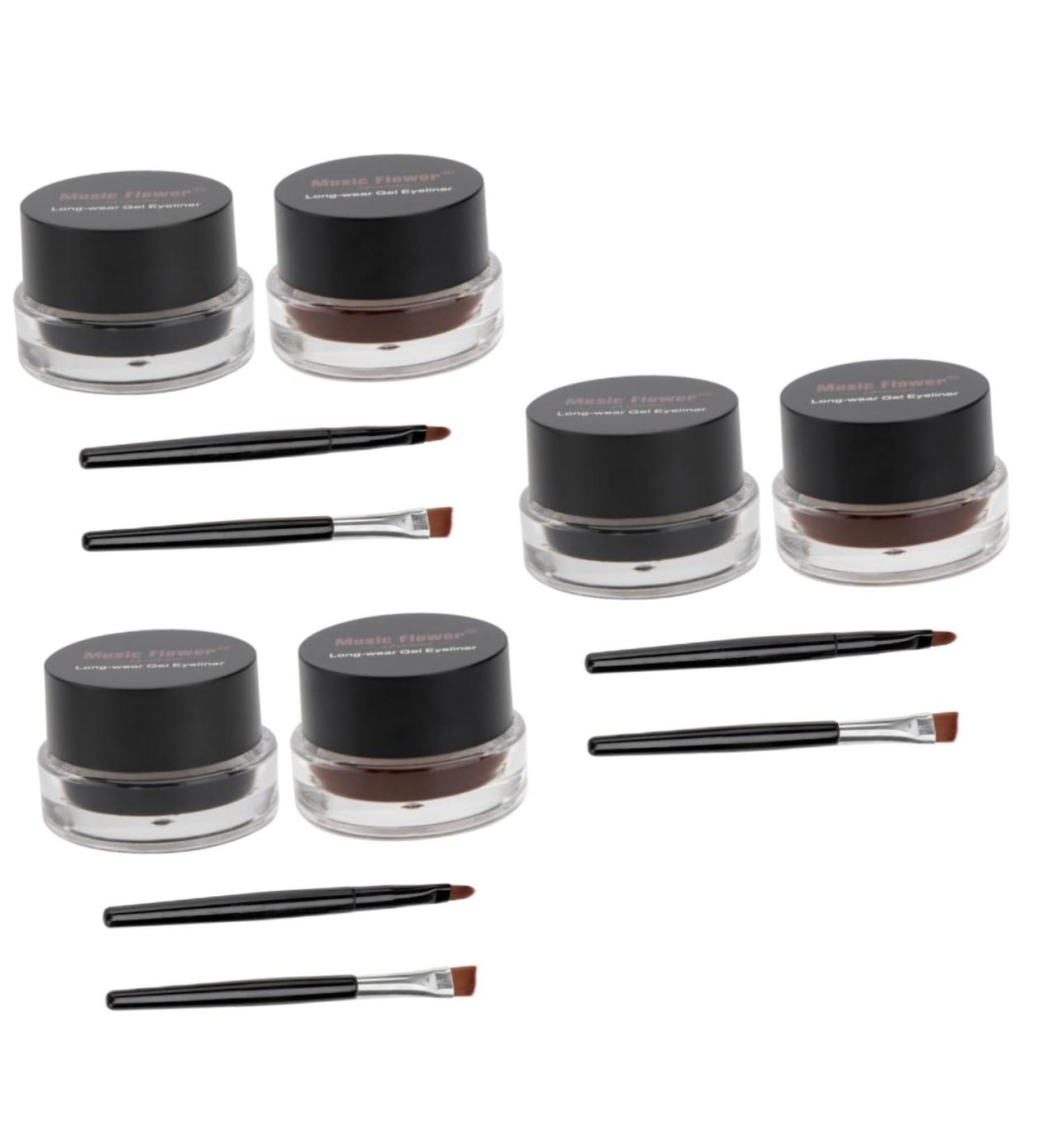 FOYTOKI 6 Pcs Eye Shadow Cream Light Brown Eyeliner Brown Eyeshadow Dark Brown Eyeliner Eyeshadow Cream - Buy Online on SooperMarket.com