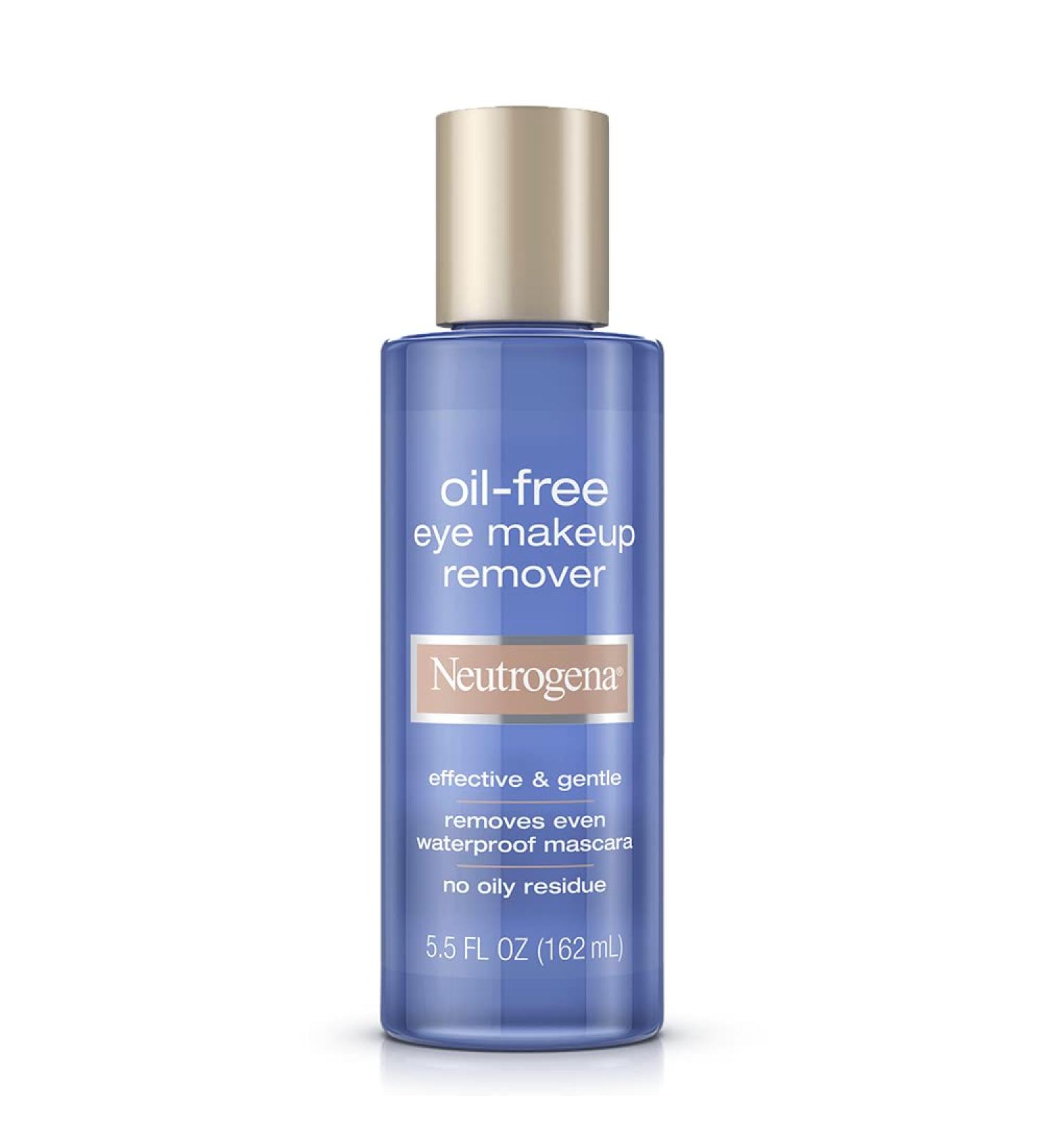 Neutrogena Oil-Free Eye Makeup Remover 5.5 fl oz - Gentle, Effective Makeup Remover - Buy Online on SooperMarket.com