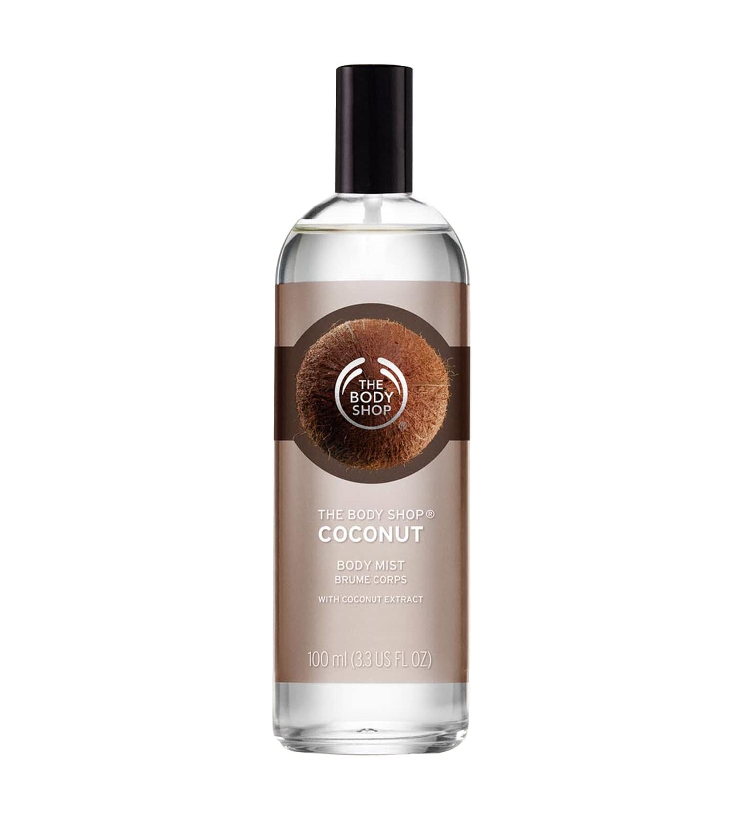 The Body Shop Coconut Body Mist Refreshes and Cools with a Tropical Scent Vegan 3.3 oz - Buy Online on SooperMarket.com