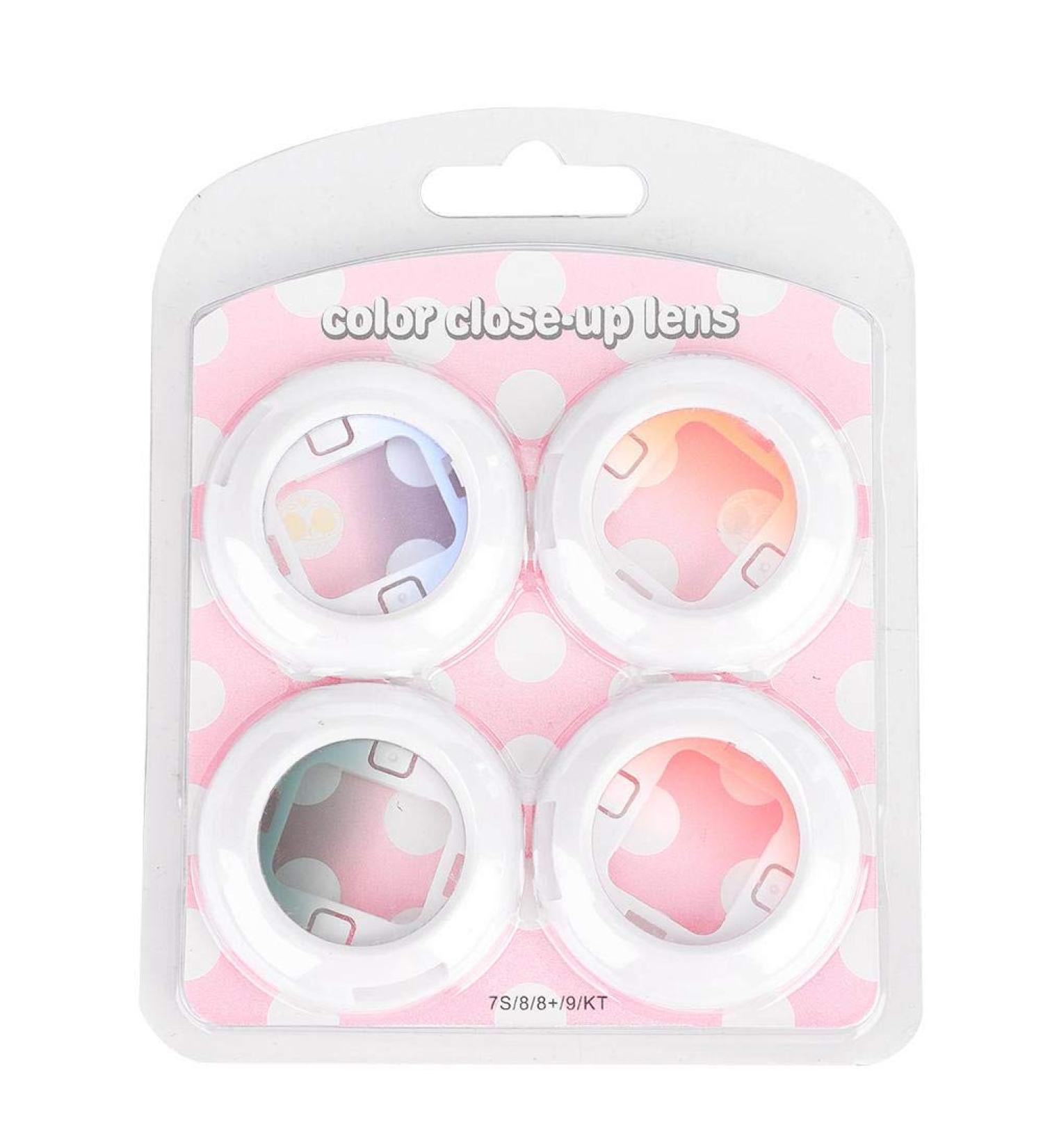 Gradient Lens Filter Set for Fujifilm Instax Mini 7S/8/8+/9 Camera - 4 Colors Close-up Kit - Buy Online on SooperMarket.com