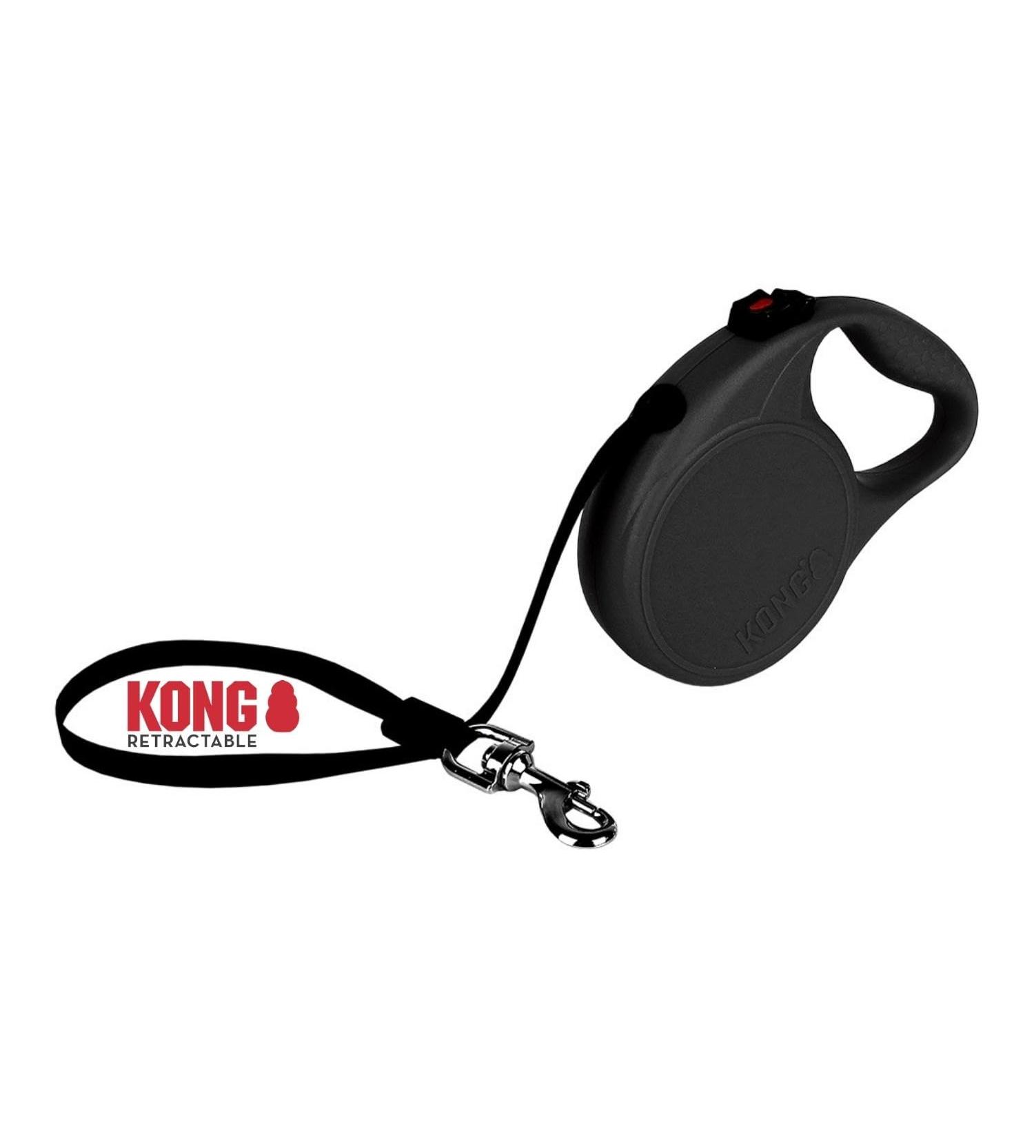 Buy Cong Roll-Out Dog Leash 5m for Large Dogs Up to 50kg - High-Quality Compact Black with Break & Lock System - Buy Online on SooperMarket.com