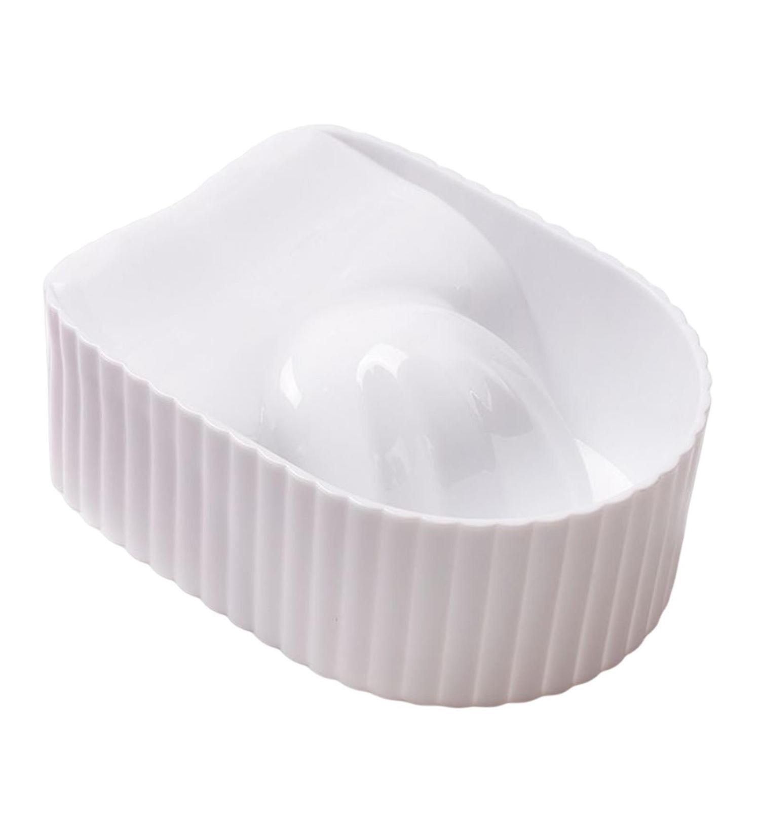 kawehiop Nail Soaking Bowl Manicure SPA Tool for Home Salon Acrylic Remover Durable and Easy to Clean White 14.8x11.5x5.7cm 1Set 1Set White 14.8x11.5x5.7cm - Buy Online on SooperMarket.com