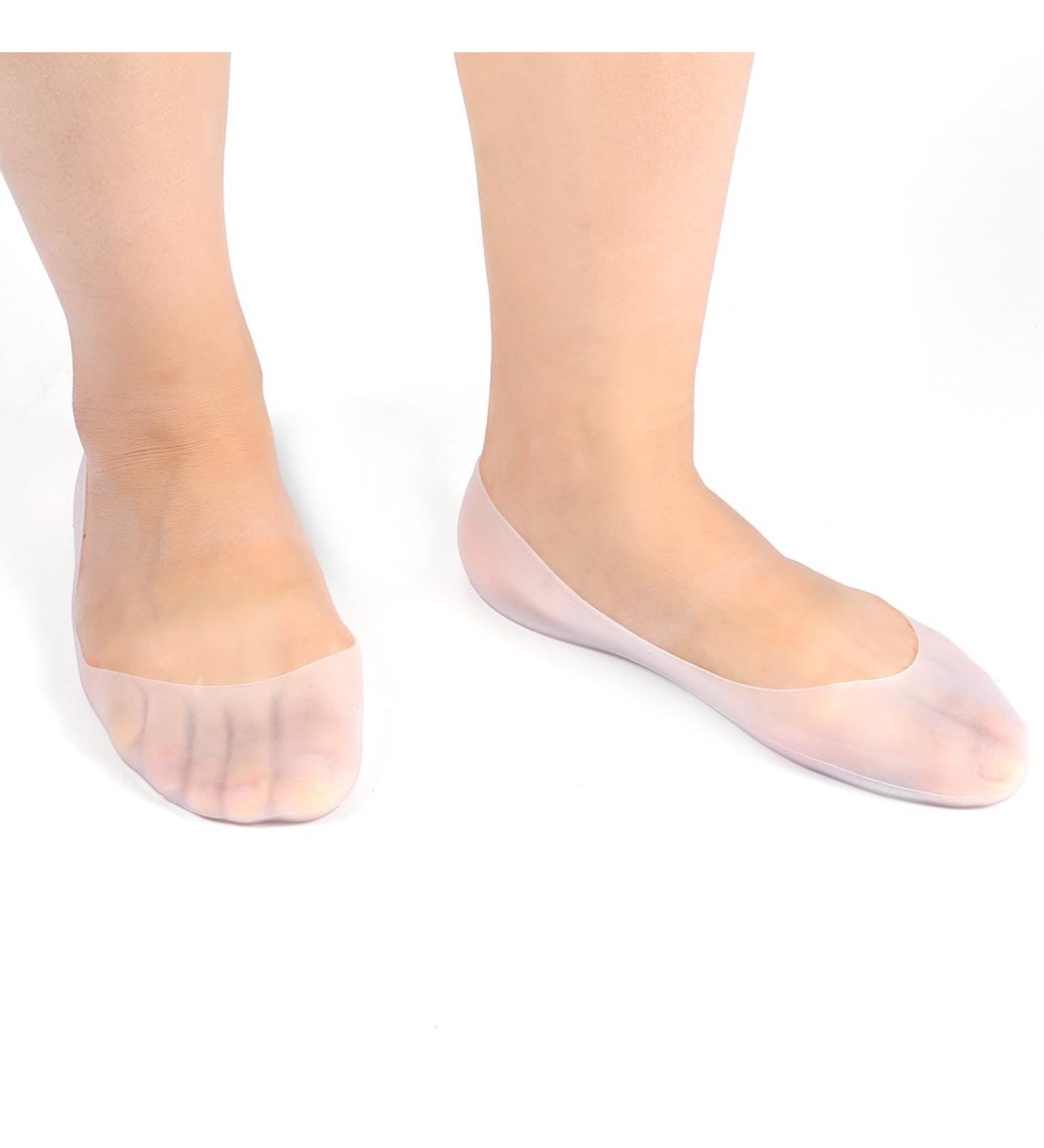 1Pair Full Length Silicone Moisturizing Socks Cracked Foot Care Protector Soft Silicone Gel SPA Deep Moisturising Full Foot Socks(S) - Buy Online on SooperMarket.com