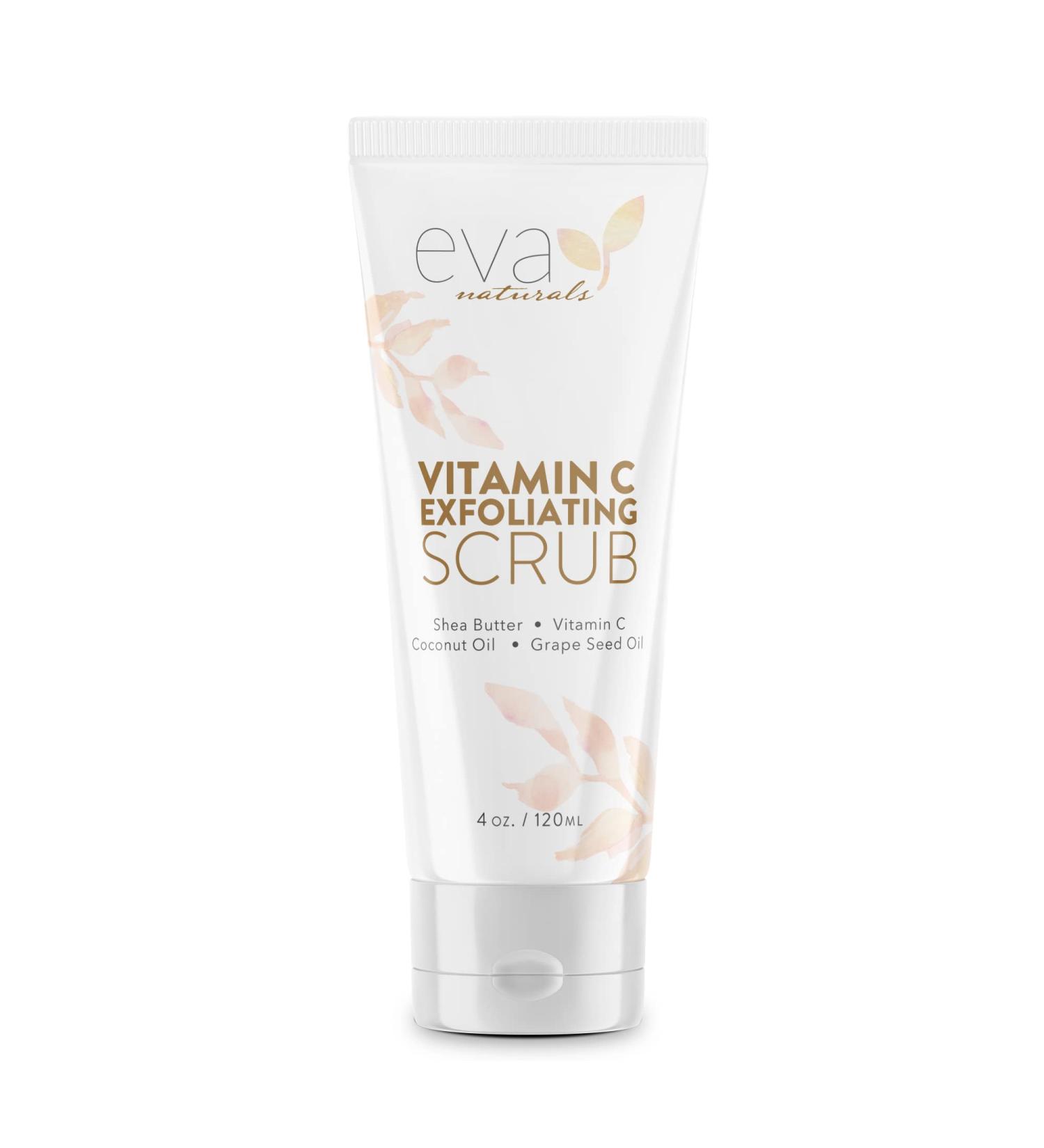 Eva Naturals Vitamin C Exfoliating Scrub - Clear and Cleanse Your Face with this Facial Exfoliator - Buy Online on SooperMarket.com