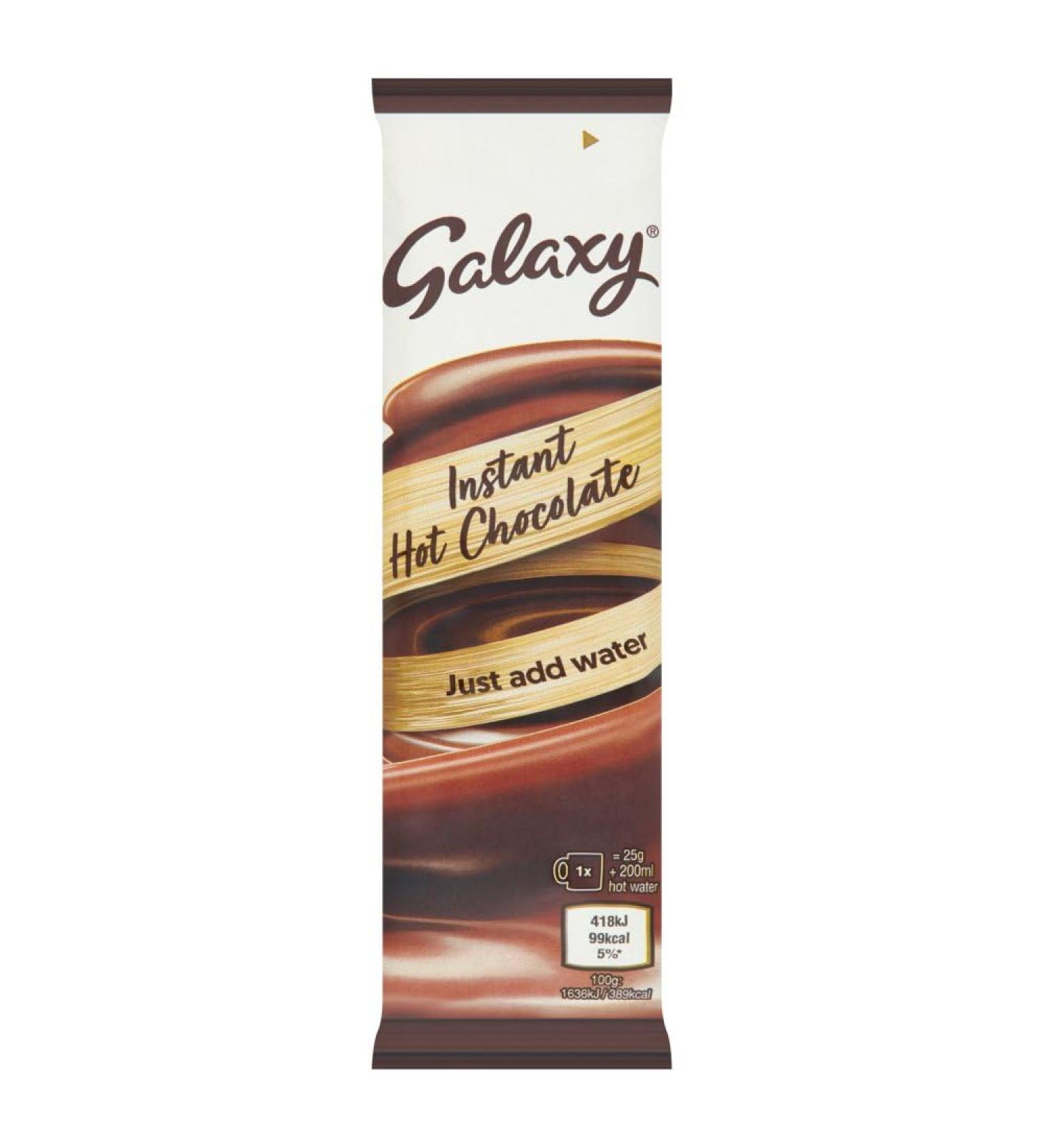 Galaxy Instant Hot Chocolate Sticks 50 x 25g Box