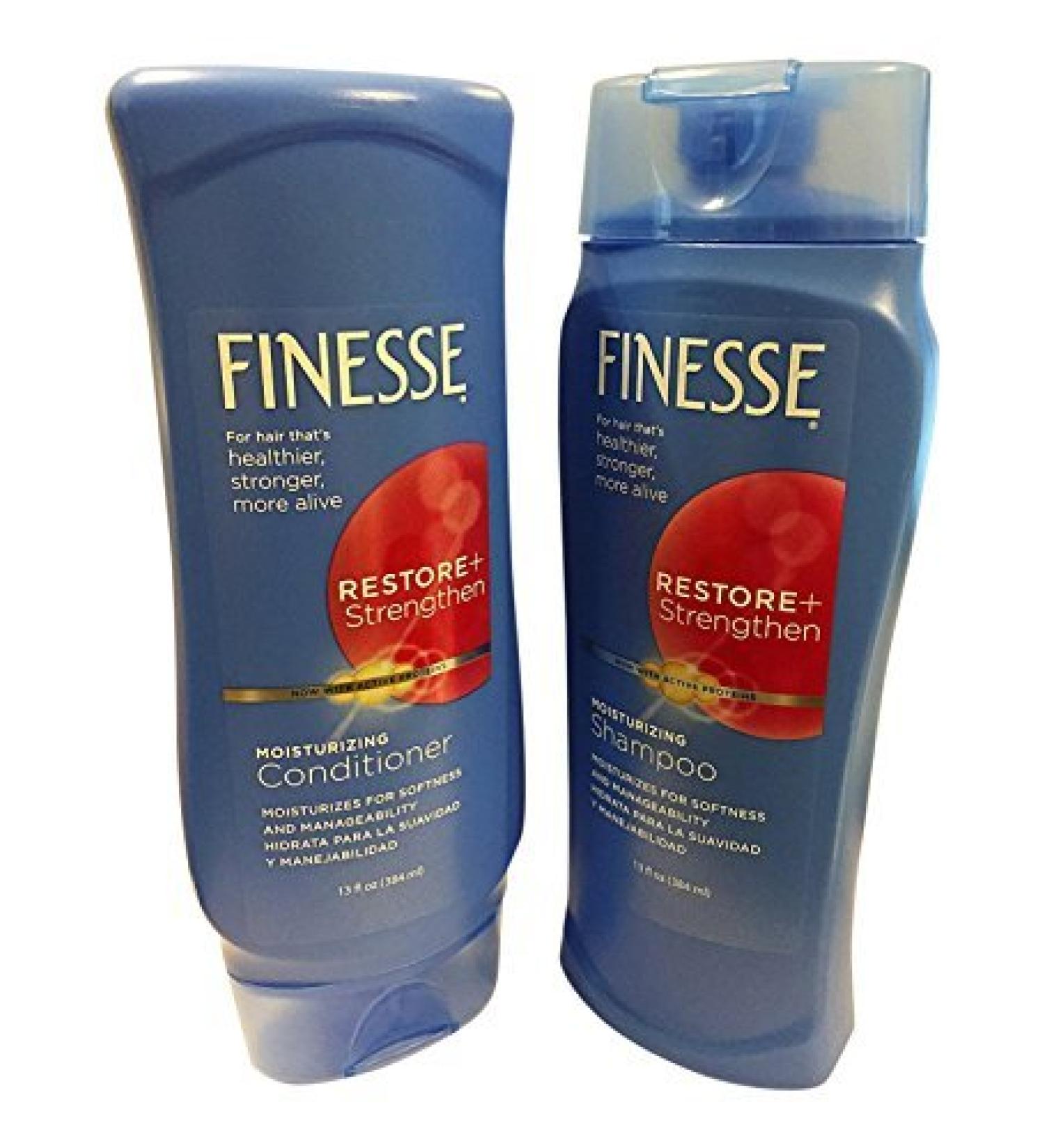 Finesse Restore & Strengthen Shampoo & Conditioner Combo - 13 Oz Each - Buy Online on SooperMarket.com