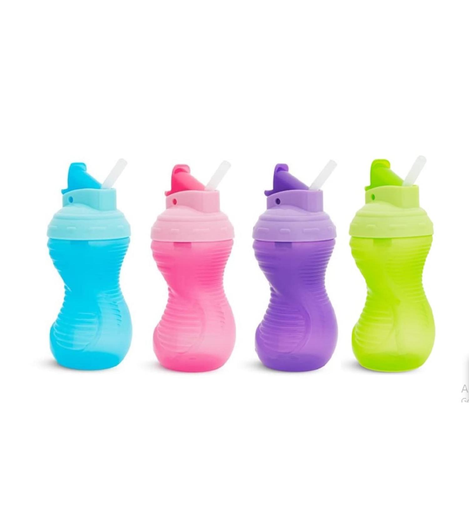 Munchkin 4 Pack Mighty Grip Flip Straw Cups 9oz - Discontinued by Manufacturer - Buy Online on SooperMarket.com
