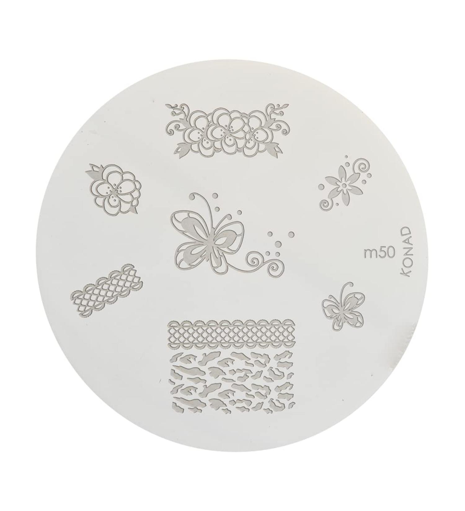 Konad stencil stamping stamping stencil M50