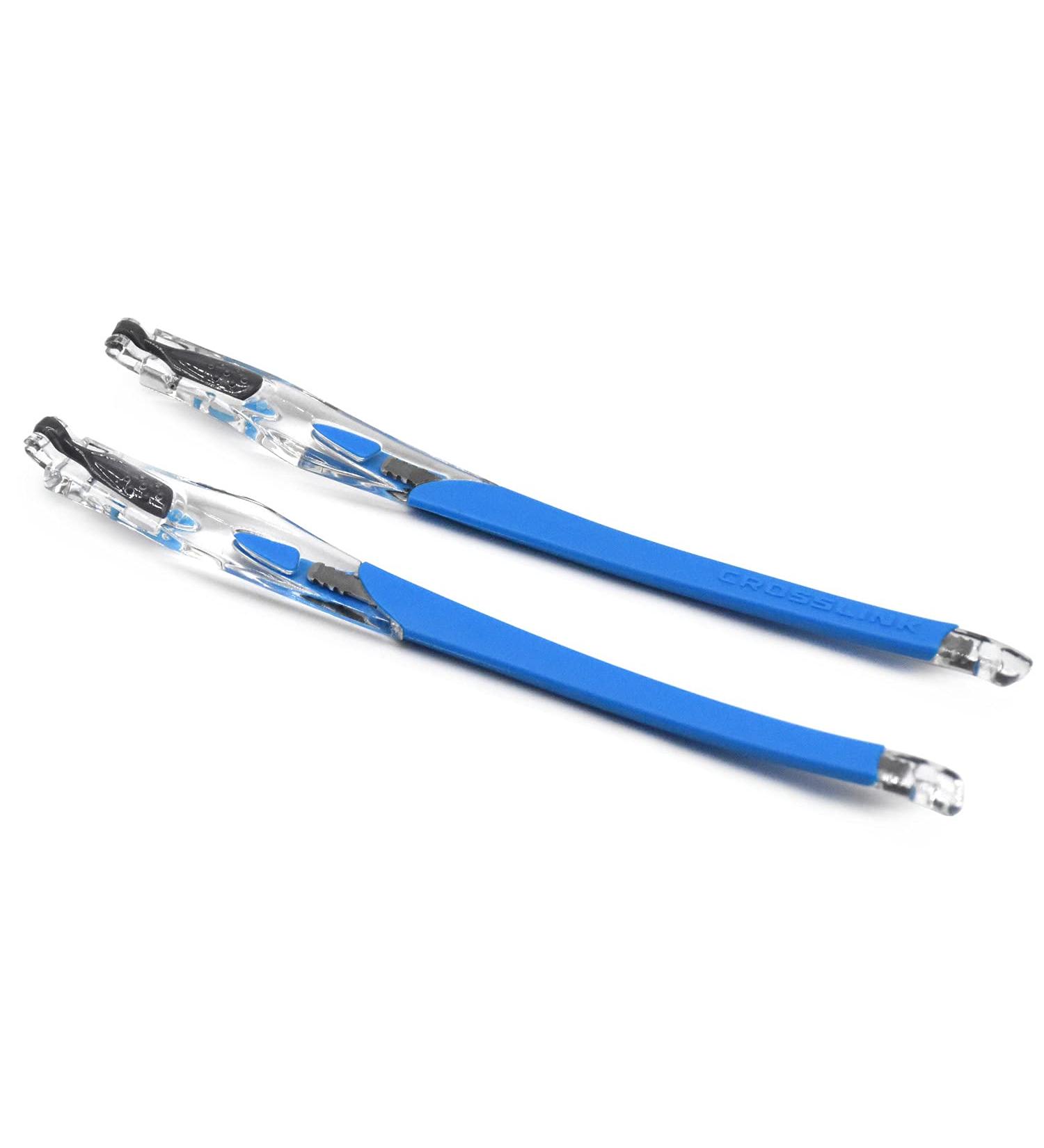 SOODASE Rubber Transparent Replacement Frame Legs for Oakley Crosslink Sweep/Switch Glasses - Blue | Durable & Stylish Accessories - Buy Online on SooperMarket.com