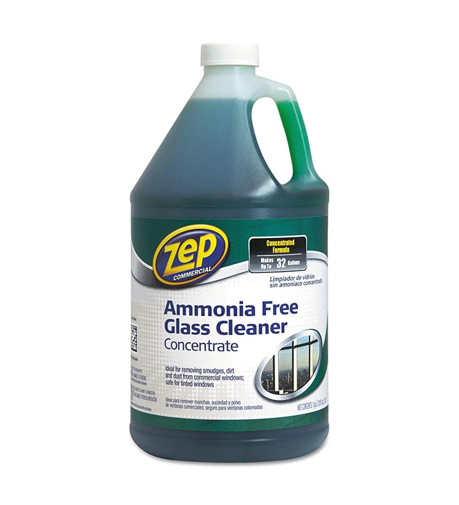 Zep Commercial Glass Cleaner Concentrate - Eco-Friendly 1 Gal Liquid Solution for Streak-Free Shine - International Shipping Available - Buy Online on SooperMarket.com