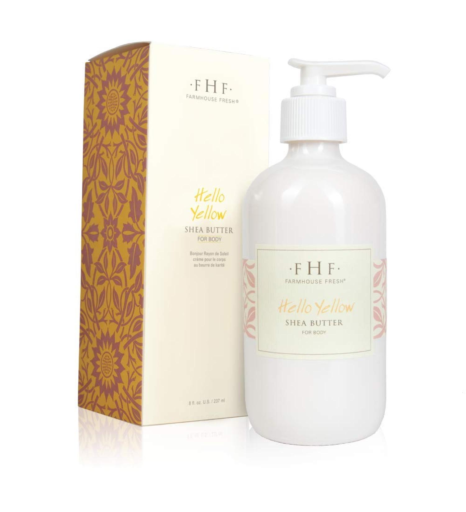FarmHouse Fresh Hello Yellow Shea Butter 8 fl oz - Nourishing Skincare Essential - Buy Online on SooperMarket.com