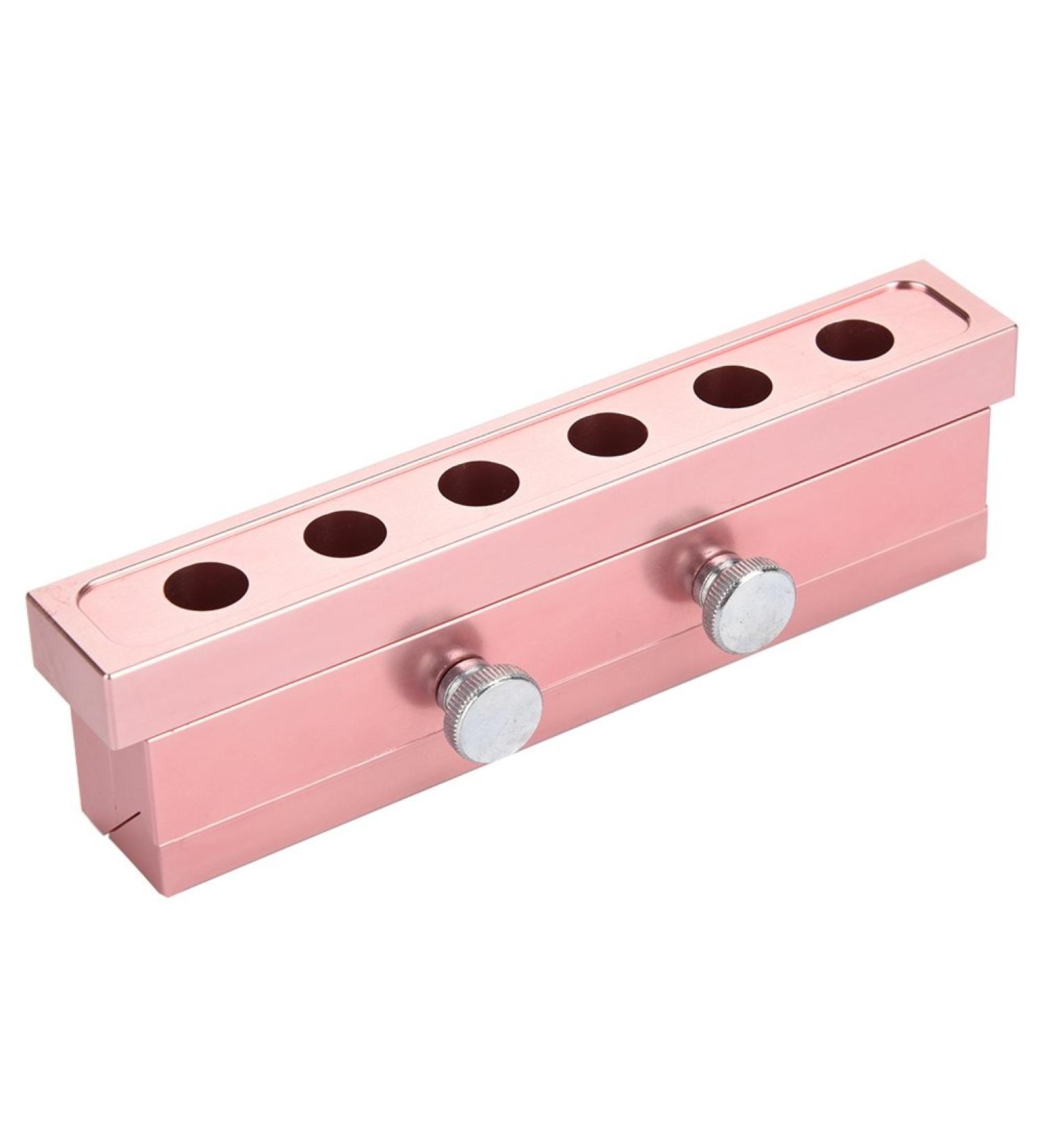 FILFEEL Professional Lipstick Mold - DIY Aluminum Alloy for Lip Balm - 6 Holes Rose Gold | eCommerce International Shipping - Buy Online on SooperMarket.com