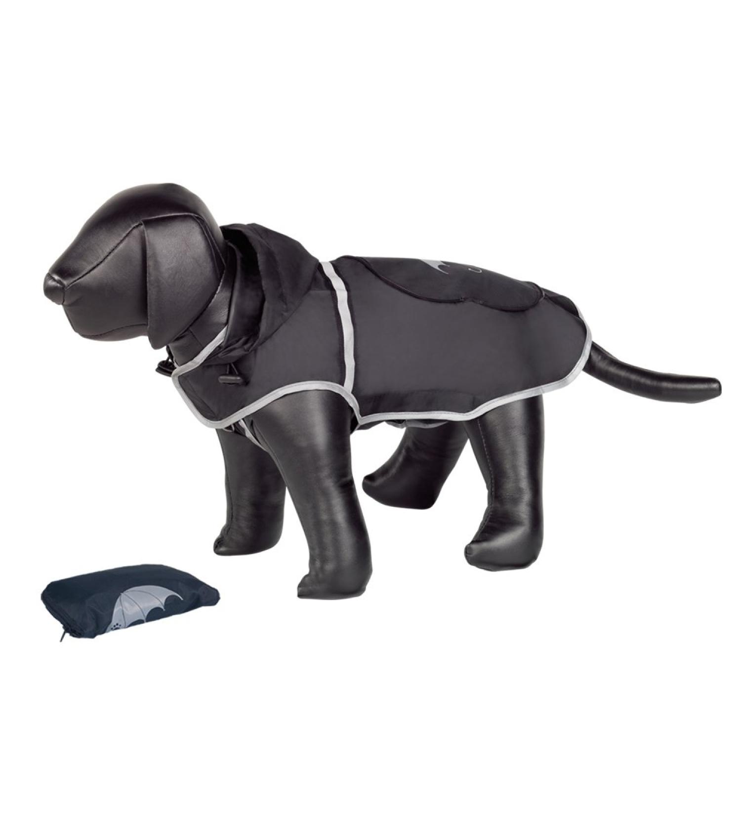 Buy Nobby Raincoat RAINY - Stylish Black Raincoat for Dogs | 26 cm Back Length | International Shipping Available - Buy Online on SooperMarket.com