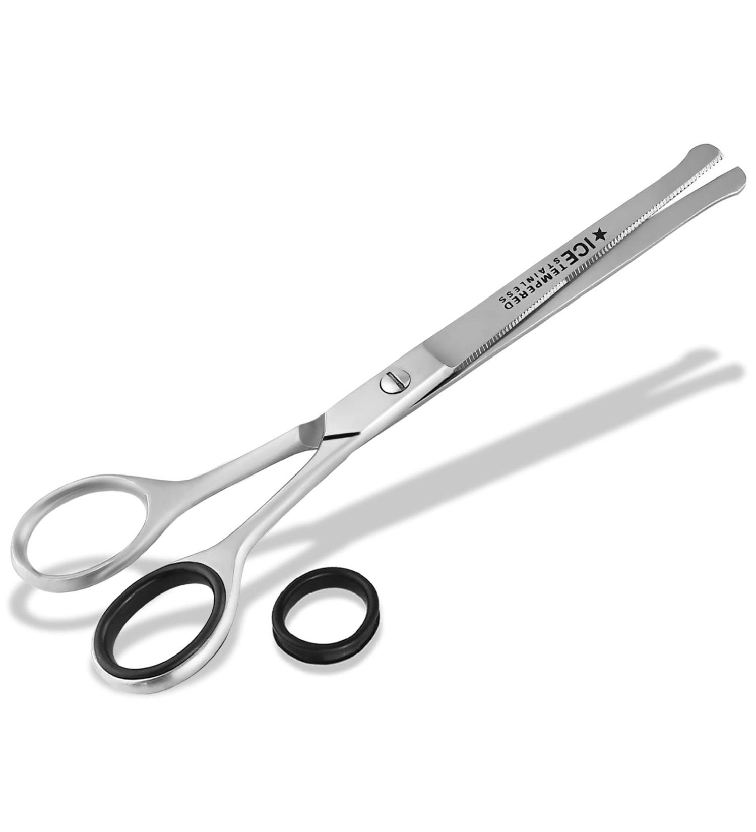 Premium Hair Scissors with Micro-Serration & Rounded Tip for Precision Cutting - Ideal for Professionals & Home Use | Fast International Shipping - Buy Online on SooperMarket.com