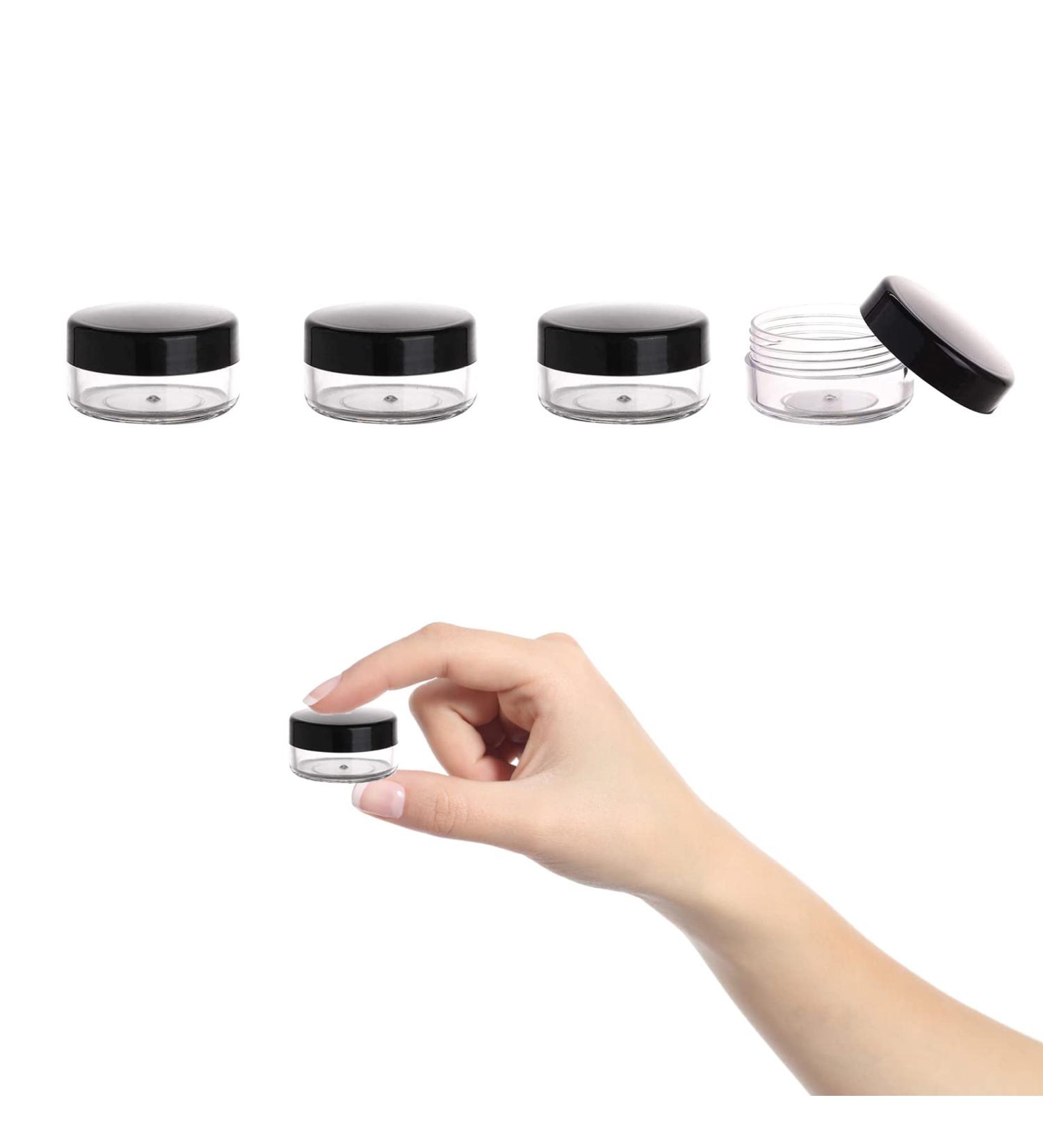 Sample Pots for Cosmetics 4 PCS 10 Gram Small Pots with Lids Make up Pots Little Pots with Lid Sample Jars with Lids Plastic Makeup Sample Containers BPA Free Makeup Pot - Buy Online on SooperMarket.com