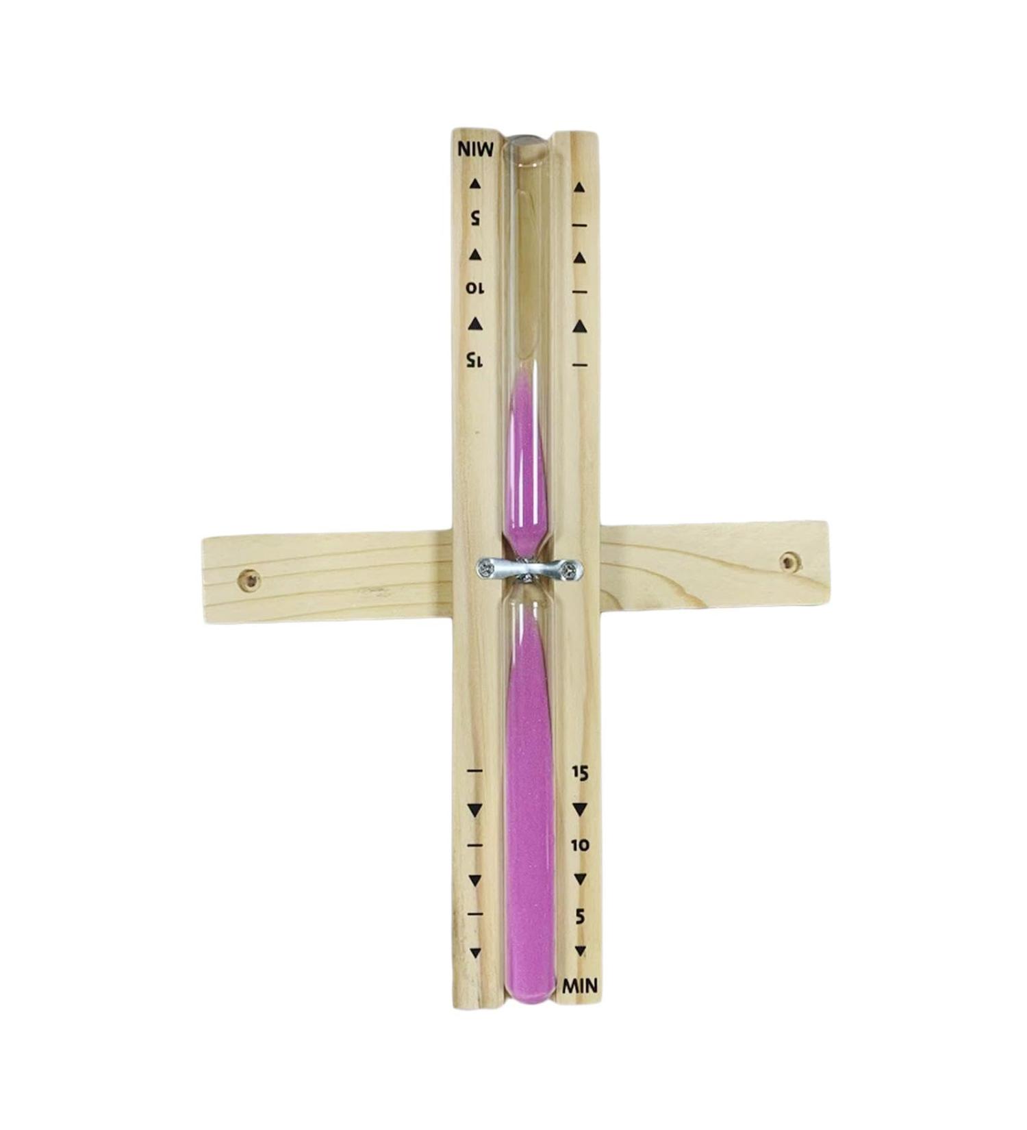 Baoblaze Pink Hourglass Timer | Sauna Clock & Sandwatch for Cooking Learning & Training - Buy Online on SooperMarket.com