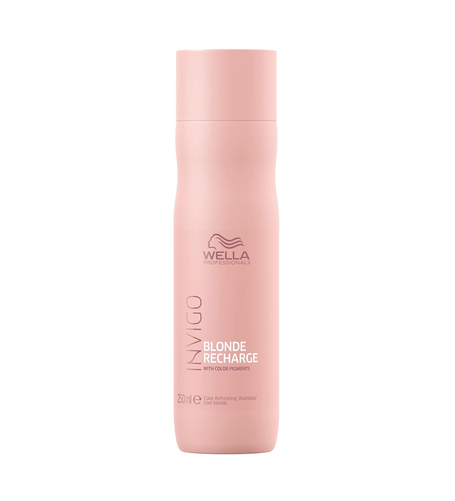 Wella Professionals Invigo Blonde Recharge Cool Blonde Shampoo - Maintain & Refresh Blonde Color, Rid Brassiness - 10.1oz - Buy Online on SooperMarket.com