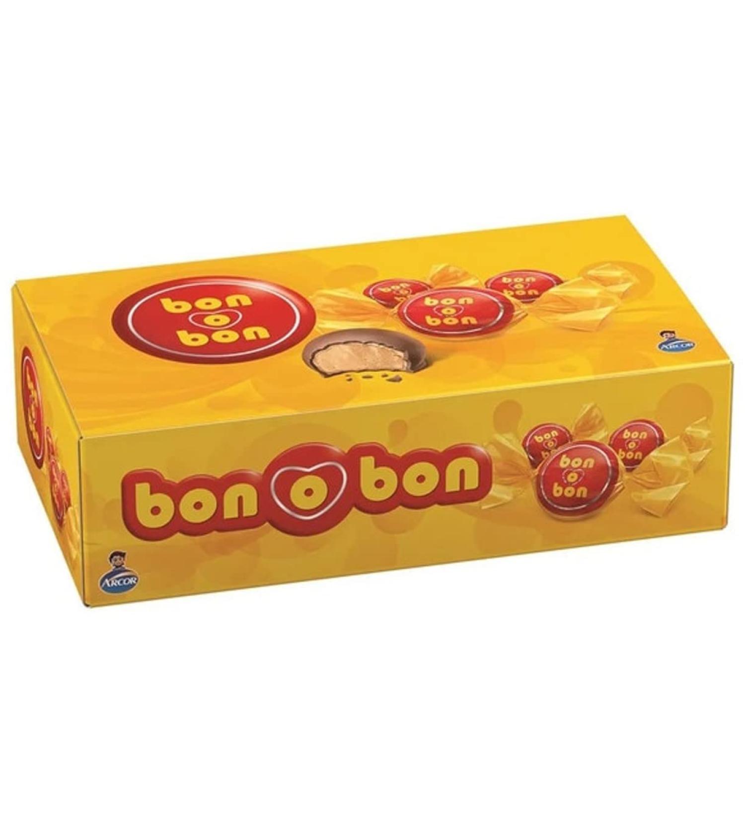 Bon O Bon Bonbons with Peanut Cream Filling and Wafer 450 Grs. 15.87 Ounce (Pack of 1) - Buy Online on SooperMarket.com