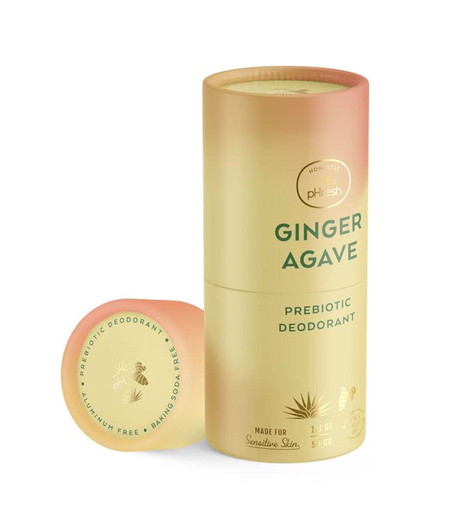 Honestly pHresh Natural Biodegradable Paper Twist Up Prebiotic Deodorant Ginger Agave 1.8 Oz Baking Soda & Aluminum Free Safe for Sensitive Skin 24 Hour Odor Protection Vanilla - Buy Online on SooperMarket.com