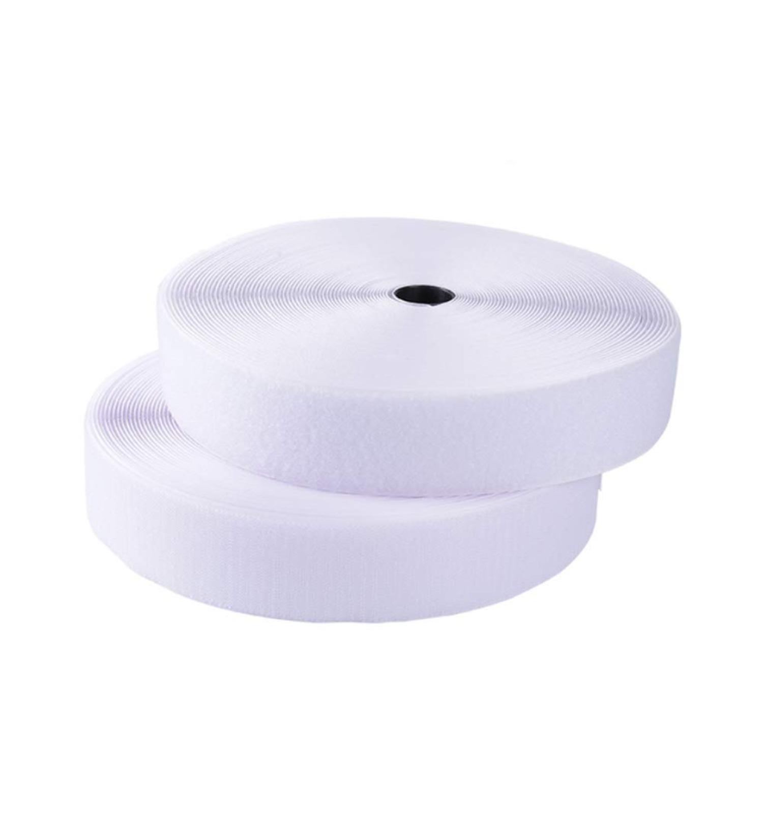 Sew on Hook and Loop Tape 3/4 Inch Non-Adhesive Sticky Back - 16.4FT White Nylon Fastener Tape for DIY Crafts - Buy Online on SooperMarket.com
