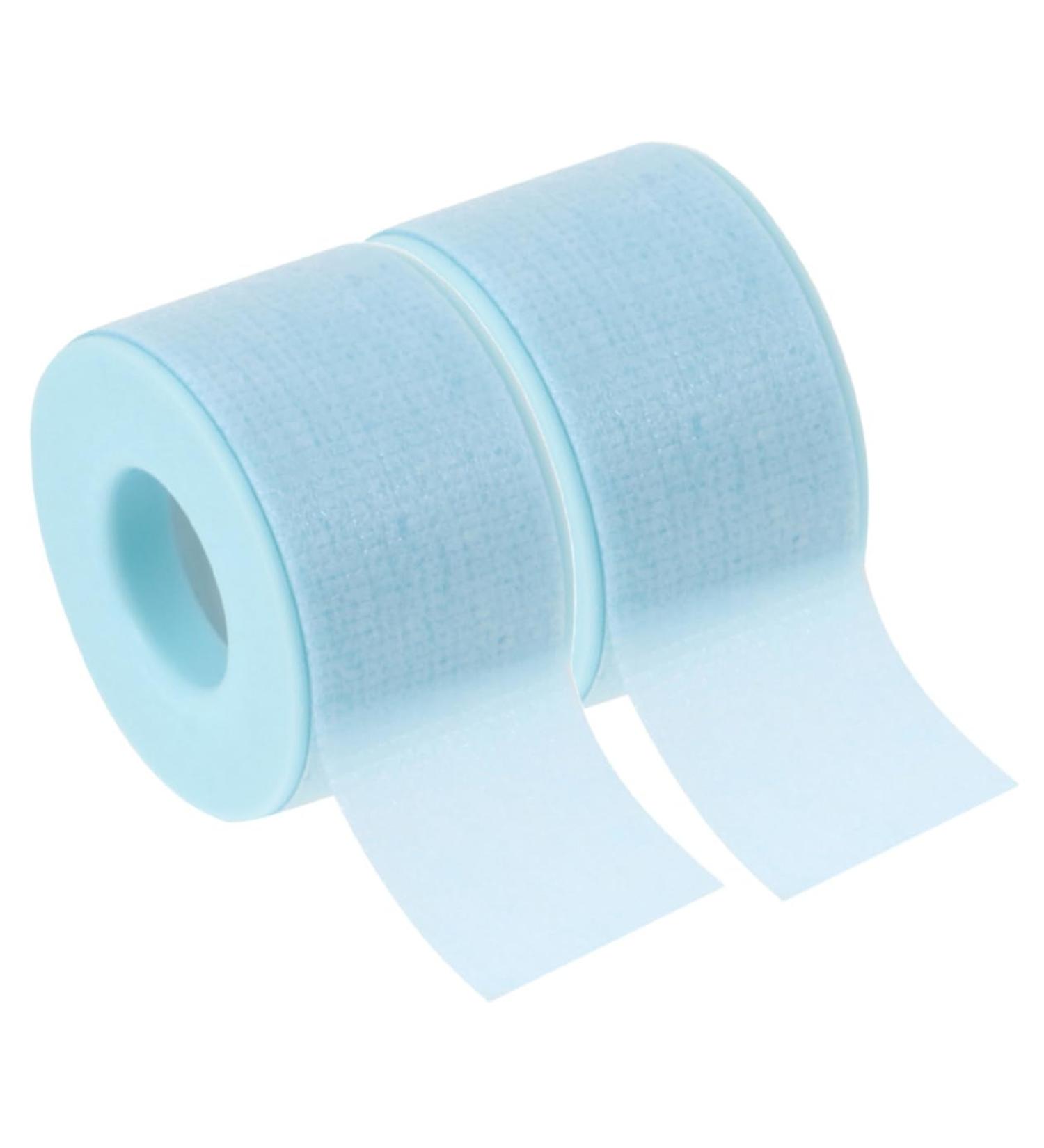 ULTECHNOVO Green Tape 2 Rolls Silicone Gel Band Non-woven Fabric Pipeline Sticker Lash Tape - Buy Online on SooperMarket.com