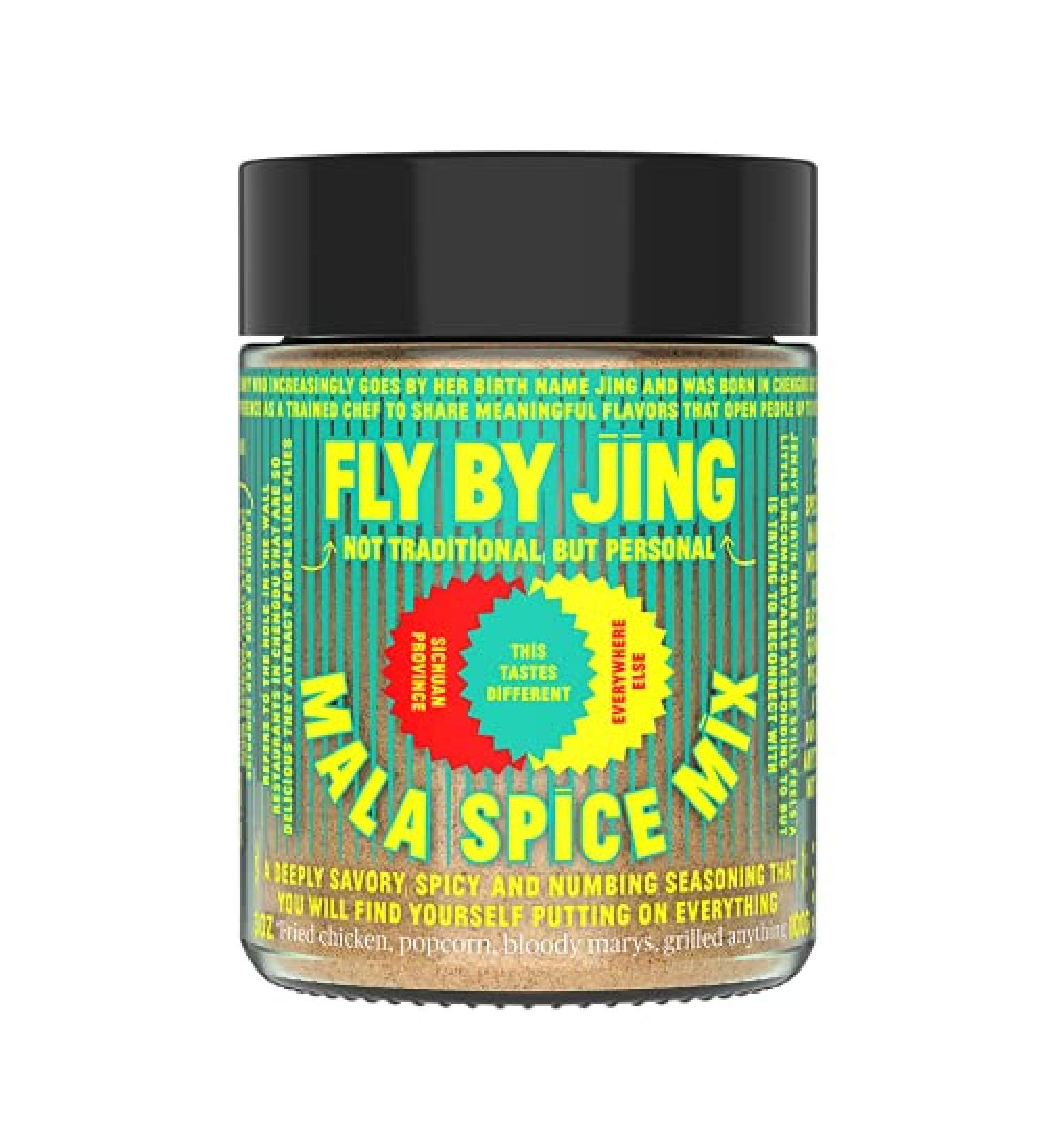 FLY BY JING Mala Spice Mix 6oz  Deliciously Spicy Numbing Savory Warm Gourmet All Natural Vegan Gluten-Free Herb and Spice Mix with Sichuan Chili and Pepper  Good on Everything - Buy Online on SooperMarket.com