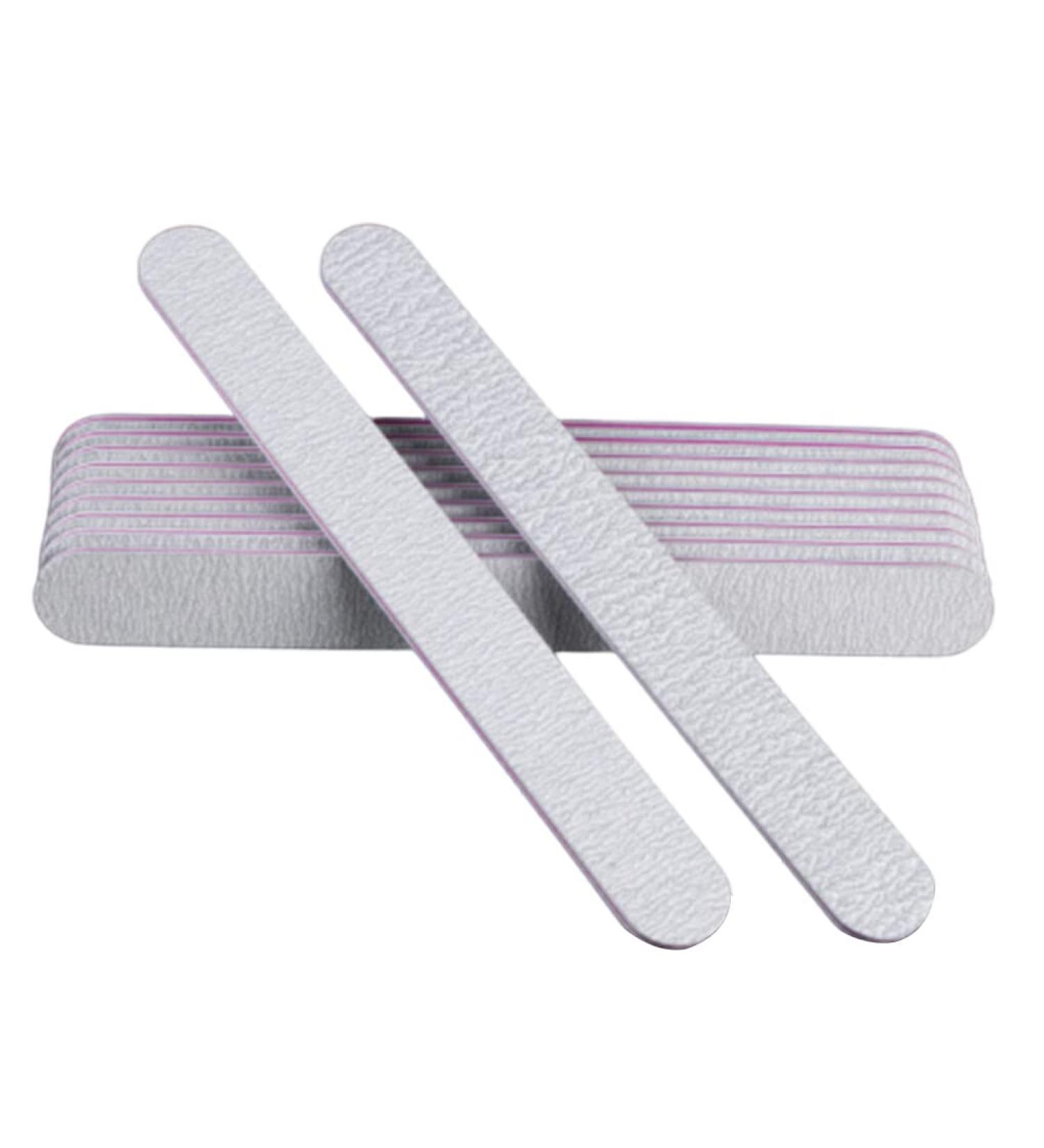 Dajidafu 10 Pieces Dual-sided Nail File Manicure Trimmer Pedicure Equipment Fingernail Trim Tools Trimming Tool for Home Salon Using - Buy Online on SooperMarket.com