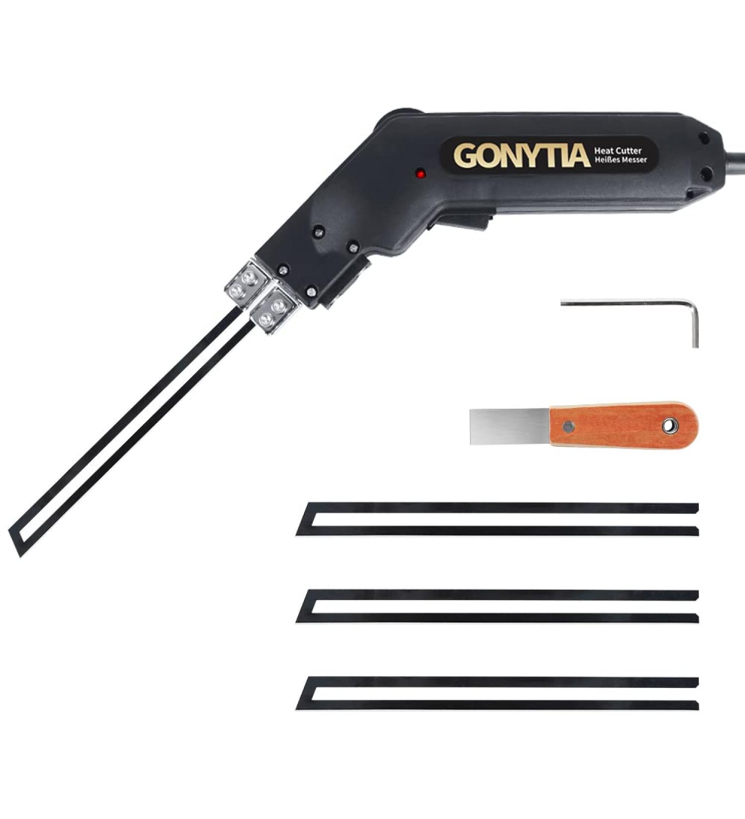 Gonytia GT-1 Hot Knife Foam Cutter Pro - Electric Styrofoam Cutting Tool Kit with 3 Blades & Accessories - Buy Online on SooperMarket.com