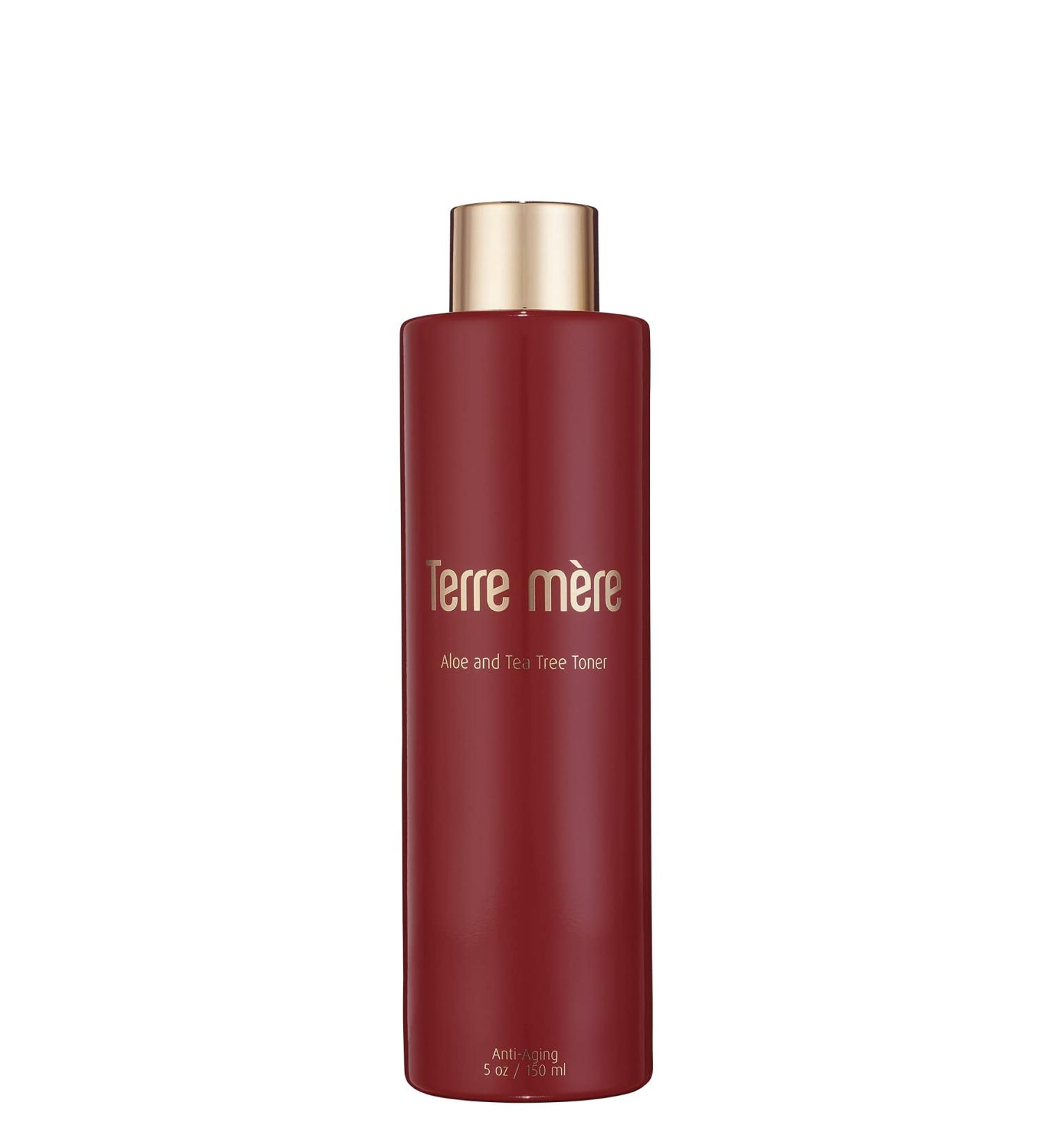 Face Toner, Aloe and Tea Tree Toner, Anti Aging, Terre Mere, 150ml 5oz