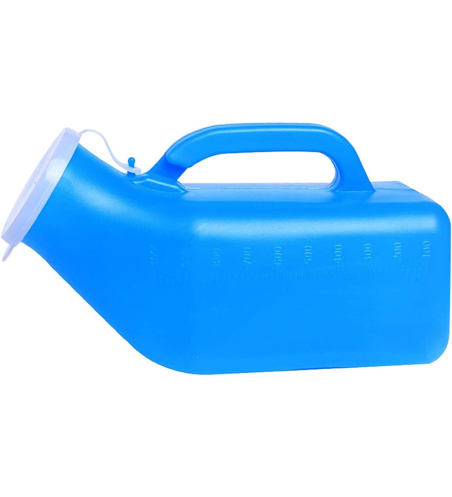 Male Urinal Bottle camping toilet urine bottle Outdoor Travel Male Urinal Long Neck Incontinence Pee Bottle Clear Plastic Urine Collection Device Spill Proof Device Portable Urinal Bottle Snap - Buy Online on SooperMarket.com