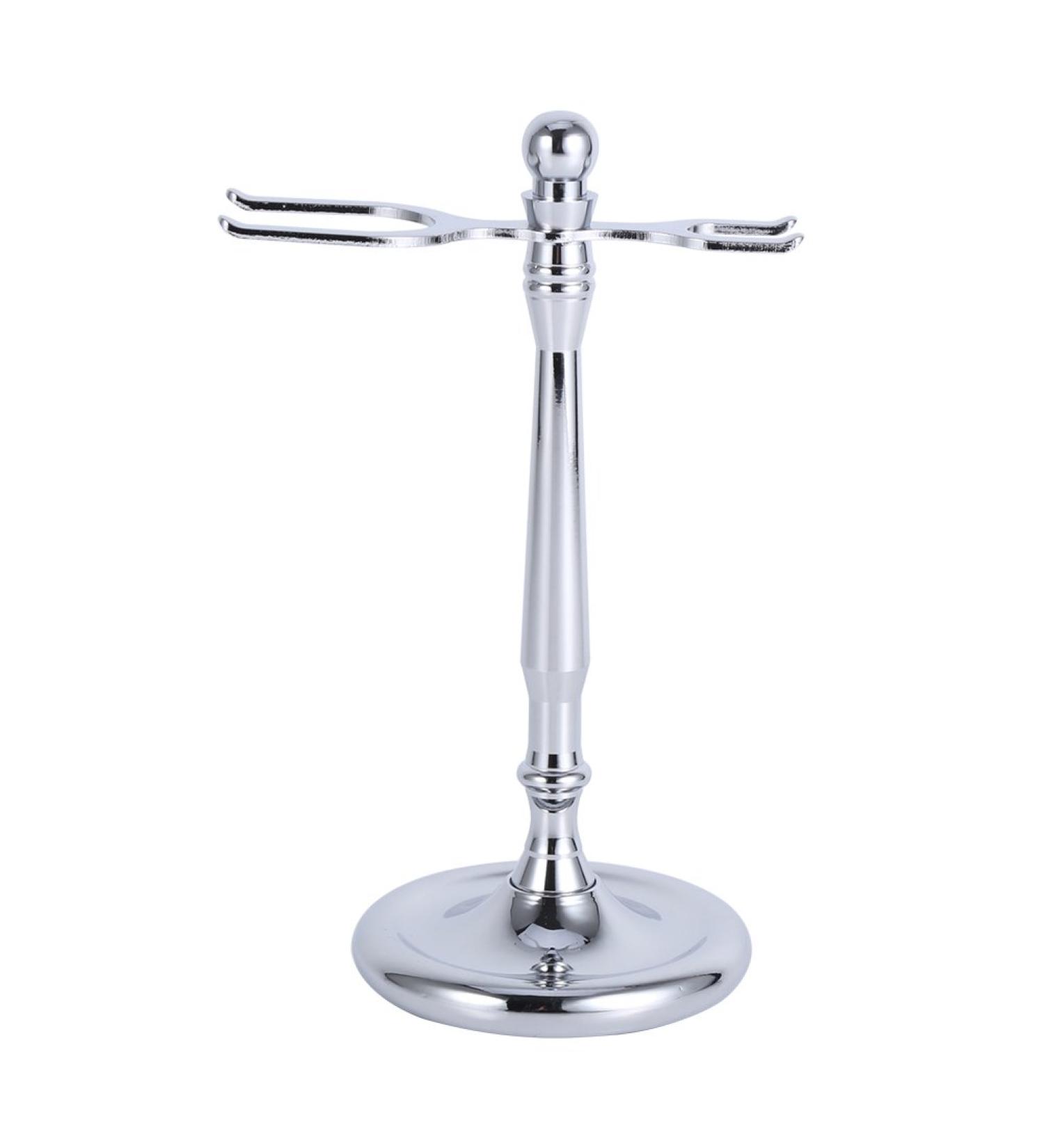 Stylish Alloy Shaving Tower Rack - Razor Plane Stand & Shaving Brushes | International Shipping Available - Buy Online on SooperMarket.com