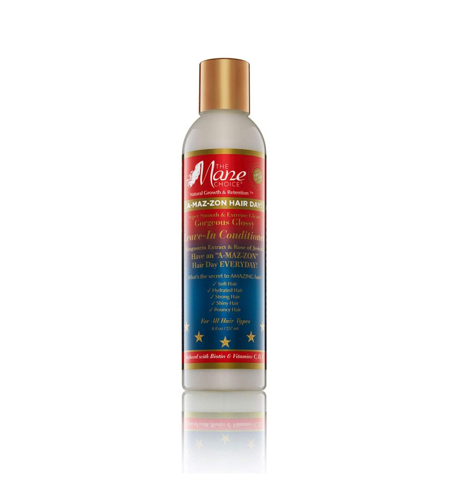 The Mane Choice A-MAZ-ZON Hair Day Gloss Leave-In Conditioner - Hydrating & Nourishing Formula with Biotin, Vitamins C, D, E - Buy Online on SooperMarket.com