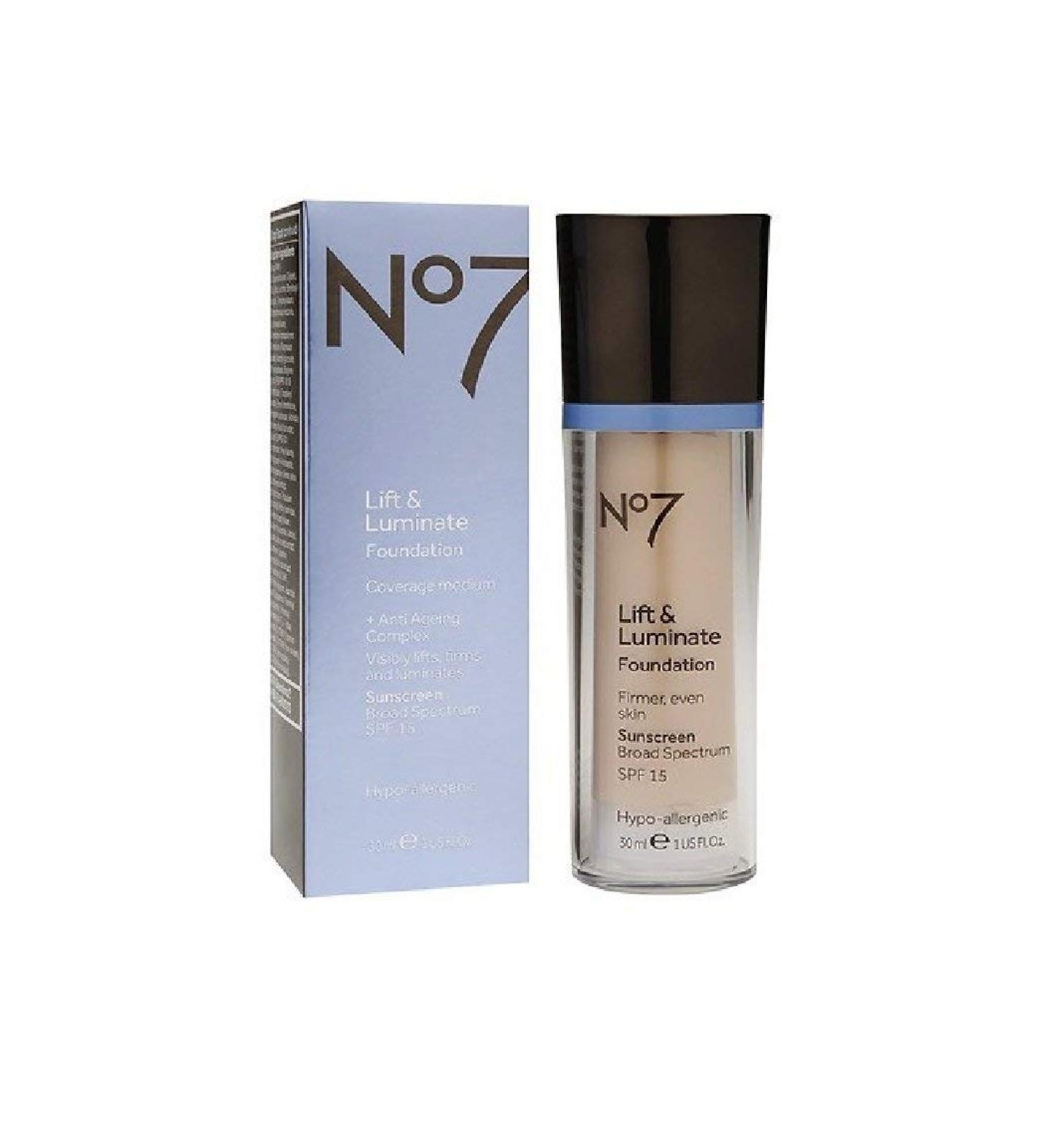 Boots No7 Lift & Luminate Foundation Warm Beige 1 Fl Oz (Pack of 1)