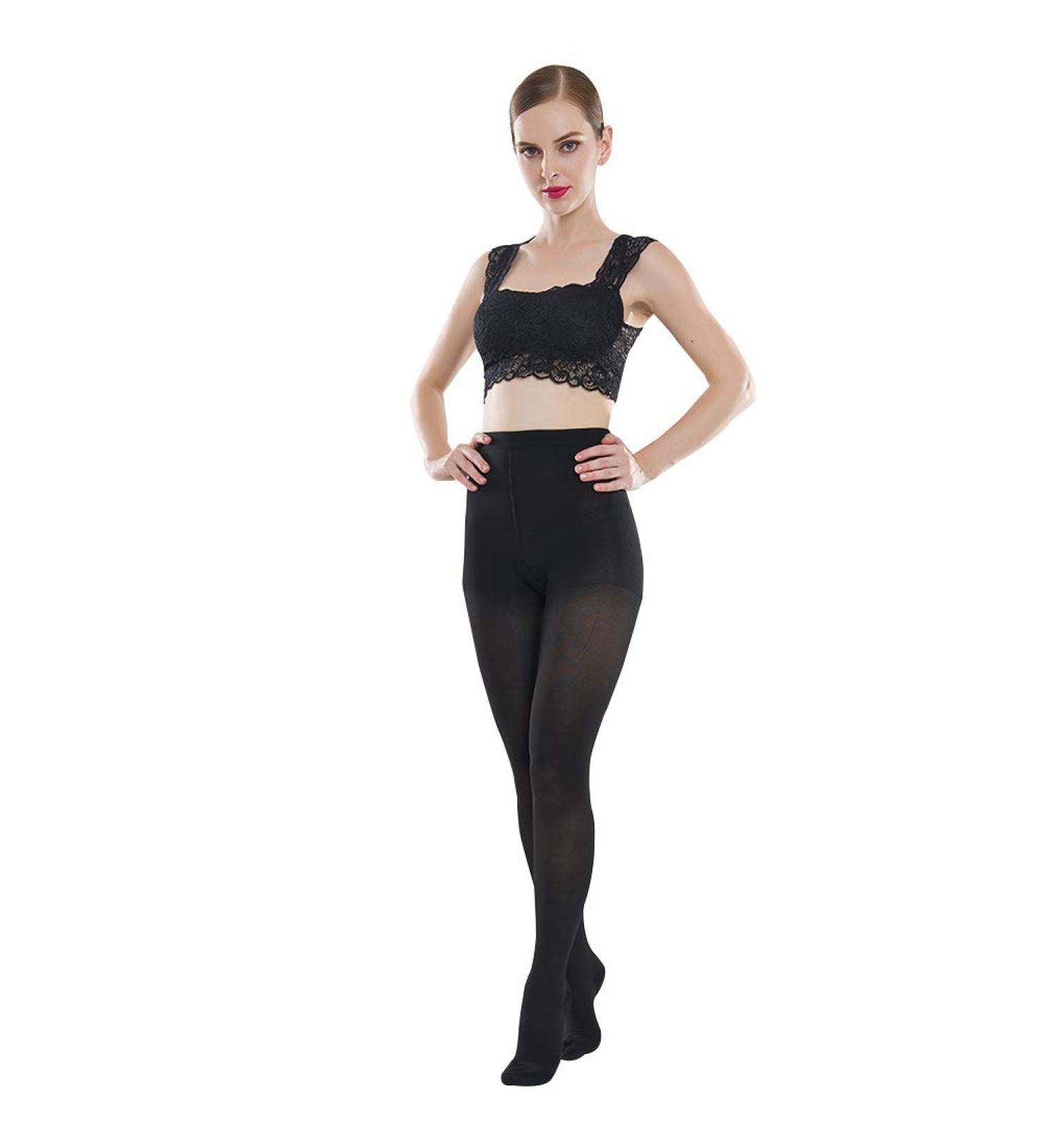 Haodasi Women's Medical Compression Pantyhose - 23-32mmHg Graduated Support Stockings for Varicose Veins - Black, Small - Buy Online on SooperMarket.com