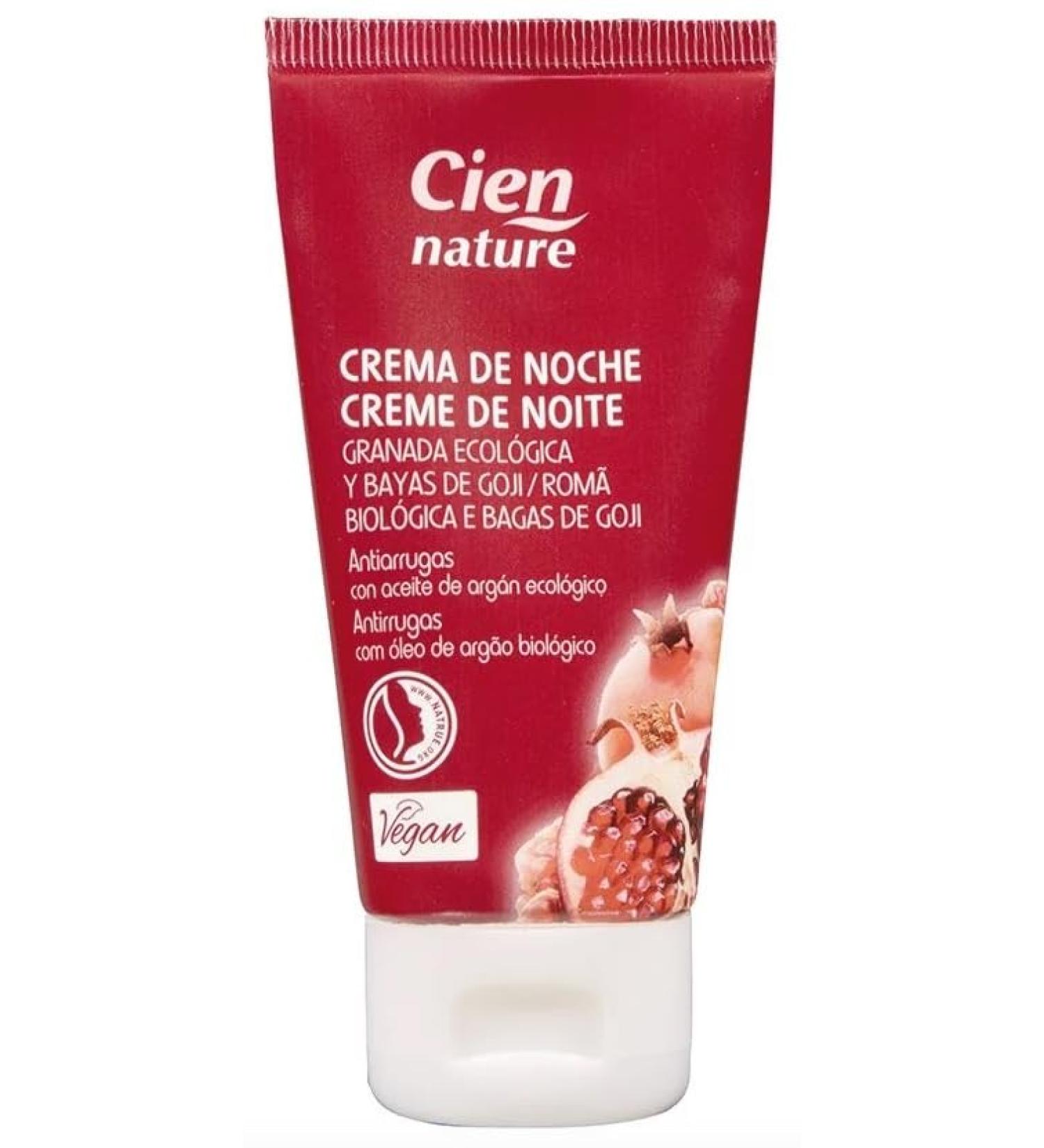 Cien Nature Anti-Wrinkle Regenerating Organic Pomegranate Facial Cream 50 ml. Improves elasticity Anti-Aging.