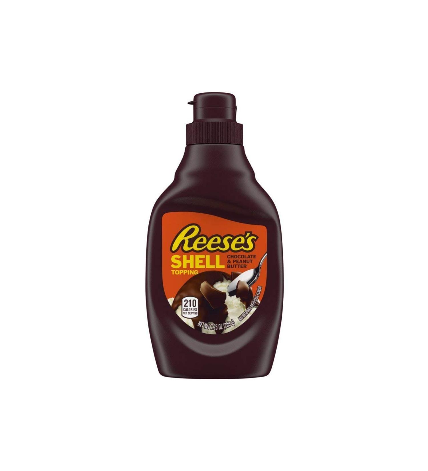 Reese's Peanut Butter Shell Topping, 7.25-Ounce Bottle