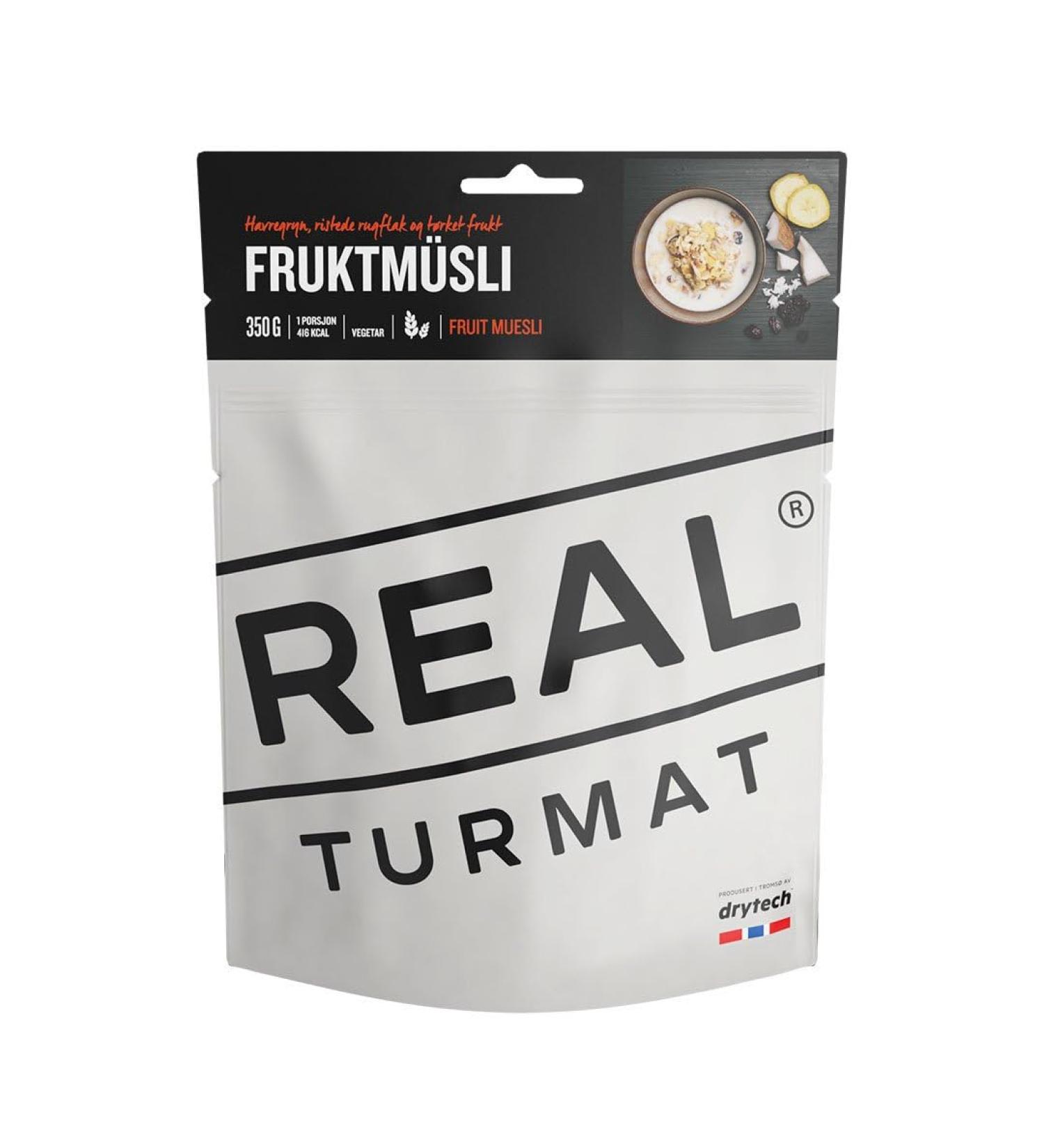 Real Turmat DryTech Outdoor Meal - Fruit Muesli - FRUKTMUSLI - Buy Online on SooperMarket.com