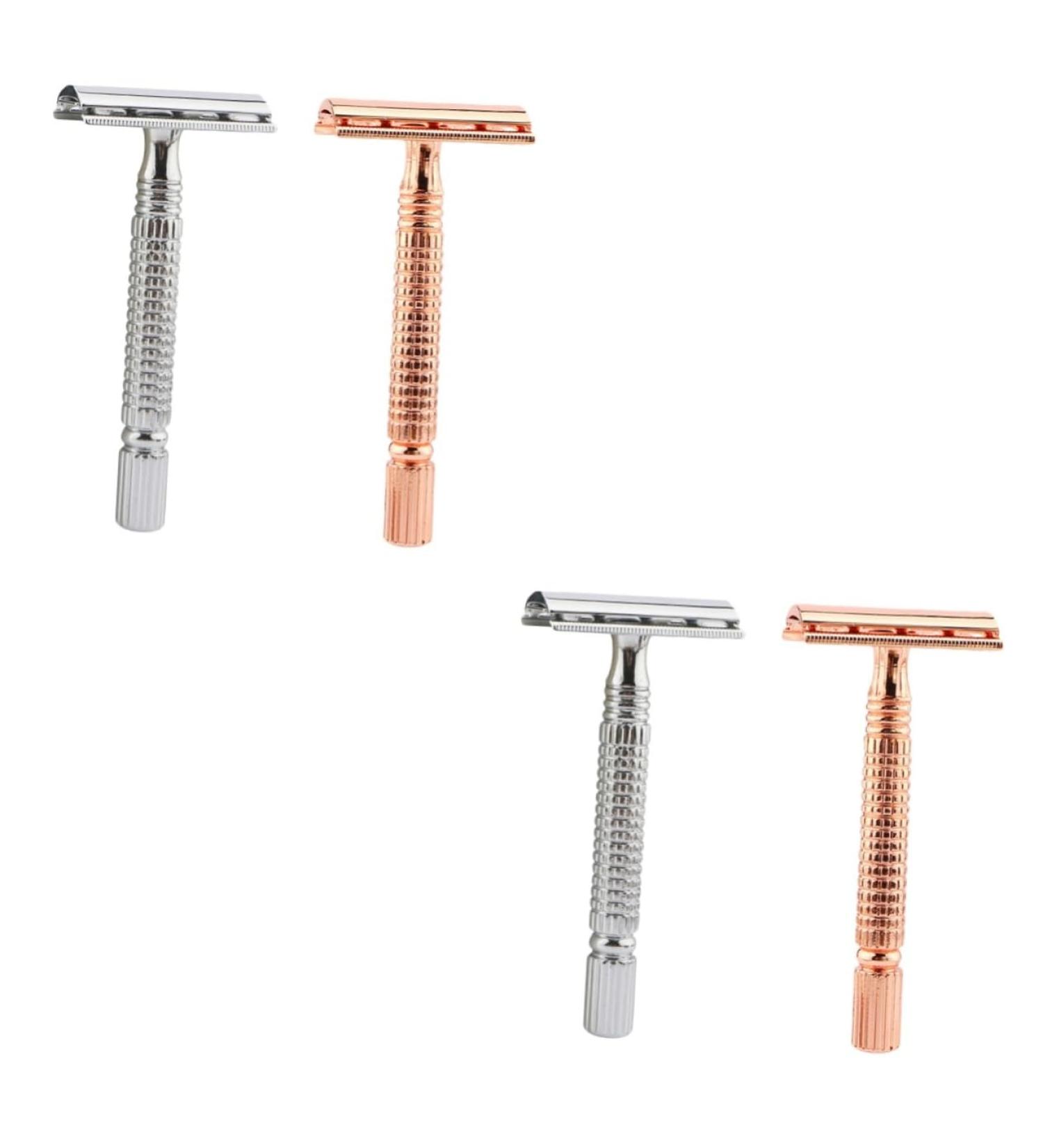 Angoily 4-Piece Razor Tool Gift Box | Stylish Aluminum Alloy Handle | Perfect for Grooming & Shaving - Buy Online on SooperMarket.com