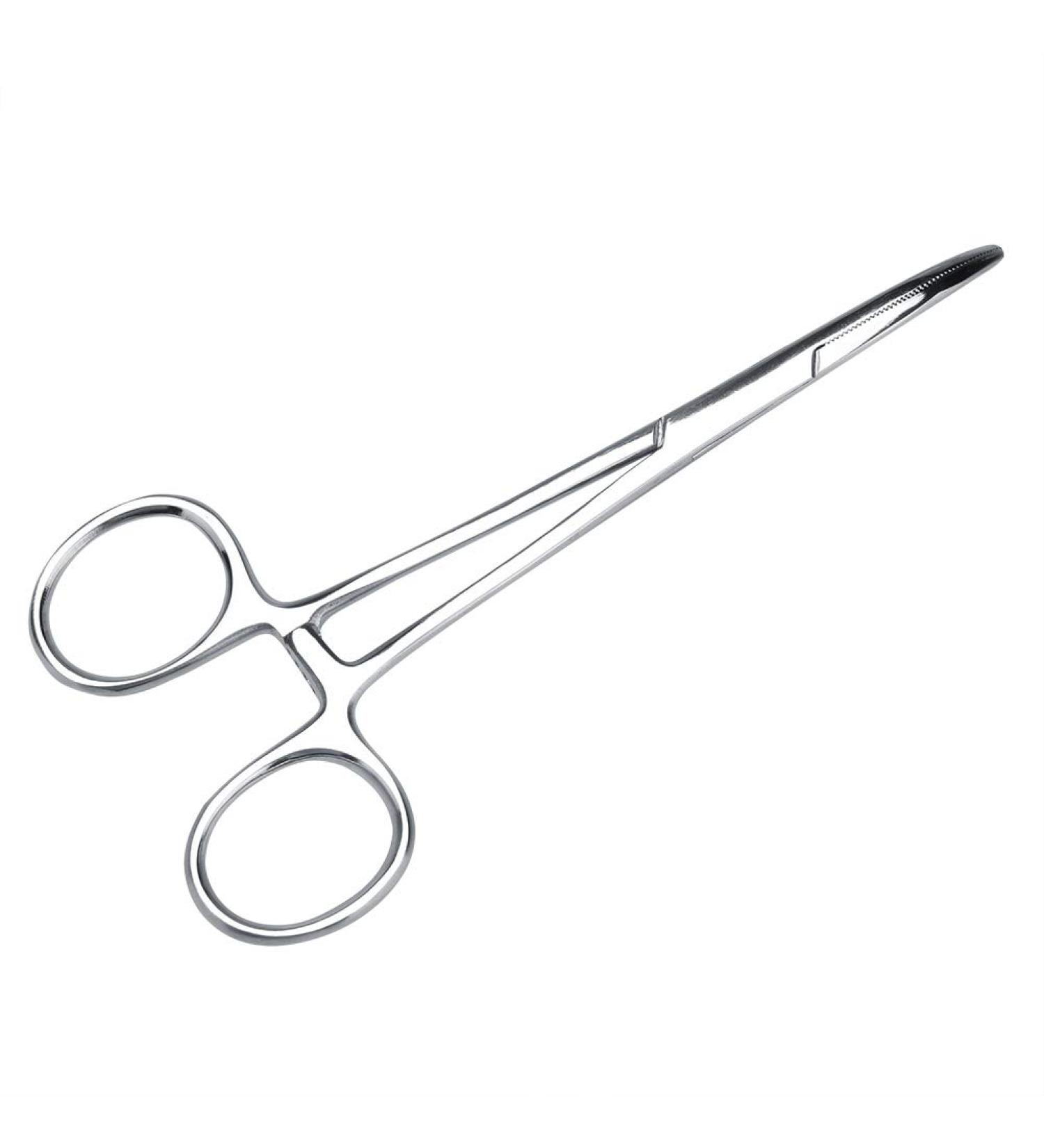 Hemostat Zonge Stainless Steel Pet Ear Cleaning Scissors - Curved Pointed Anti-Slide Tool for Dogs & Cats - Buy Online on SooperMarket.com