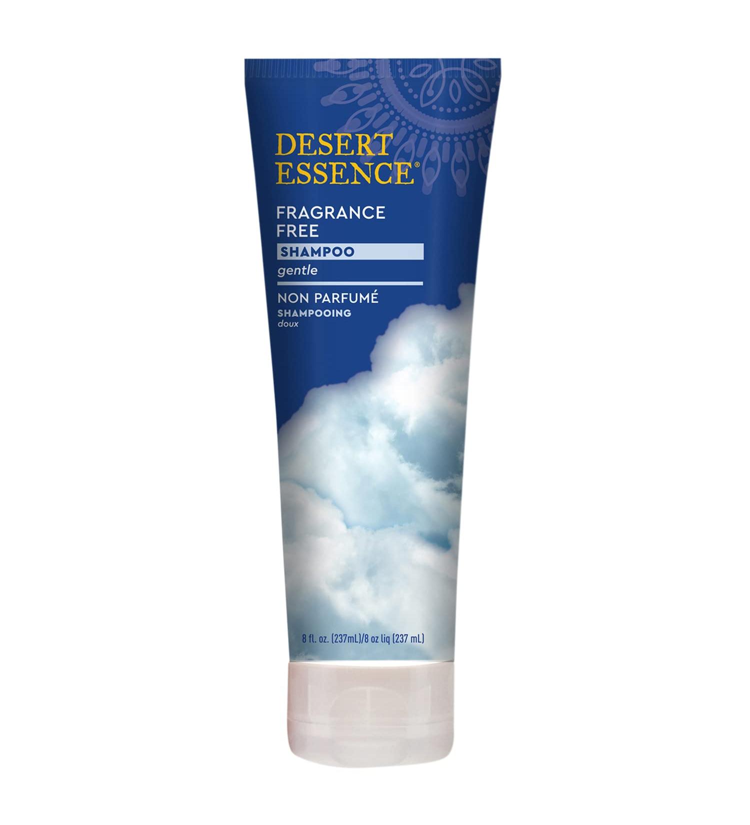 Desert Essence Organic Fragrance Free Shampoo - 2 Pack, 8 fl oz - Pure Unscented with Aloe Vera and Jojoba Oil - Soothes Sensitive Scalp, Nourishing Formula - No Parabens - Buy Online on SooperMarket.com