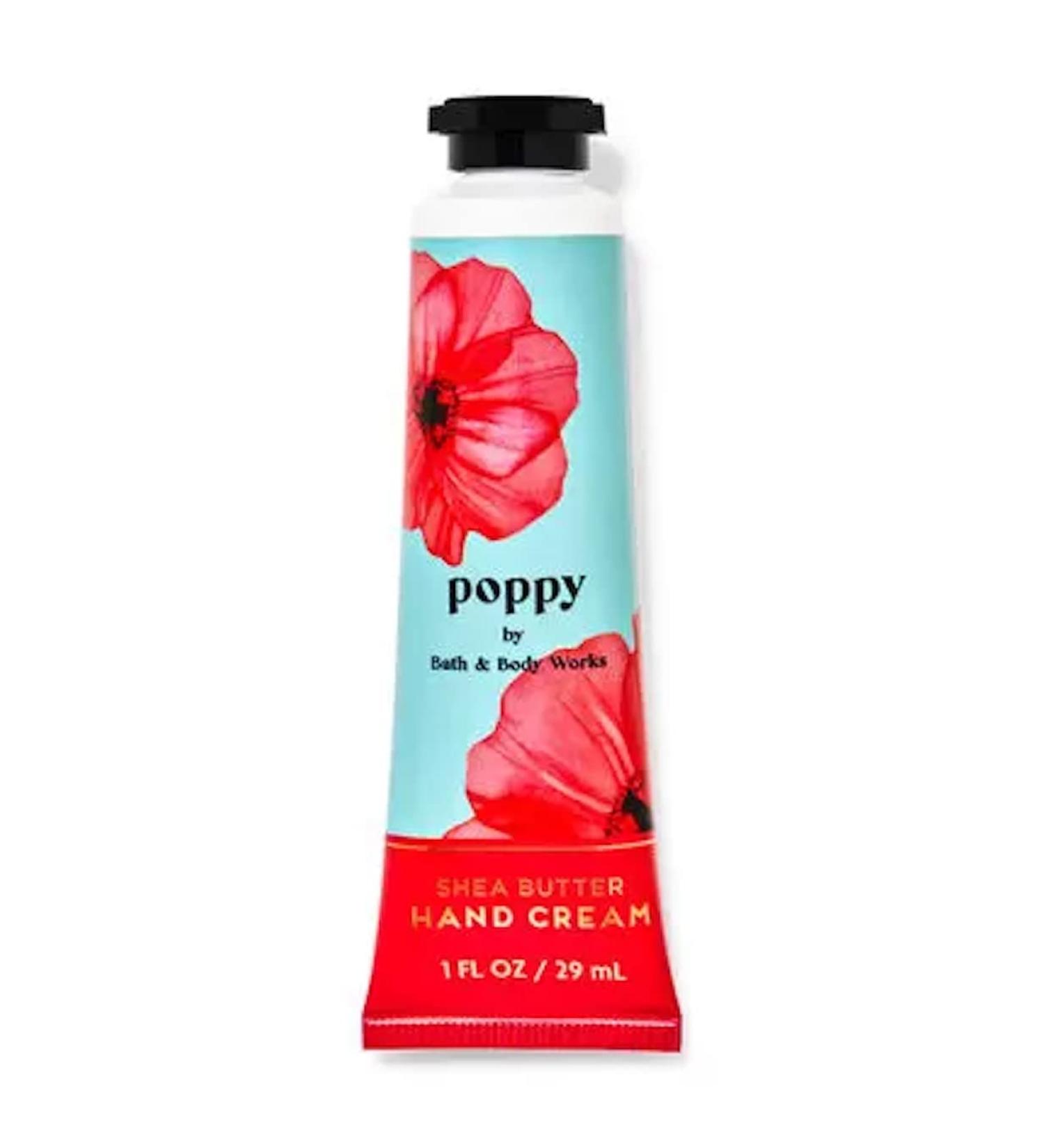 Bath & Body Works Poppy Shea Butter Travel Size Hand Cream 1oz (Poppy)