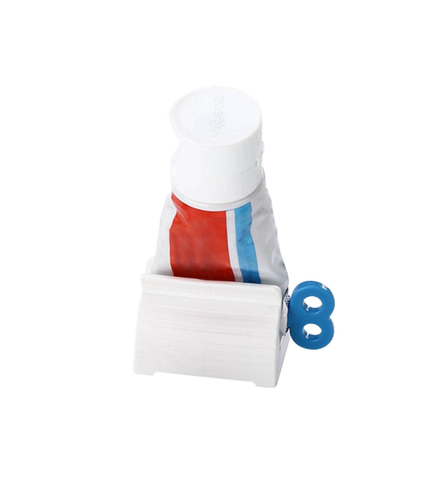 Toothpaste Squeezer Roller | Toothpaste Tube Squeezer - Rolling Tube Toothpaste Squeezer Toothpaste Seat Holder Stand Rotate Toothpaste Dispenser for Bathroom Laoxi Blue - Buy Online on SooperMarket.com