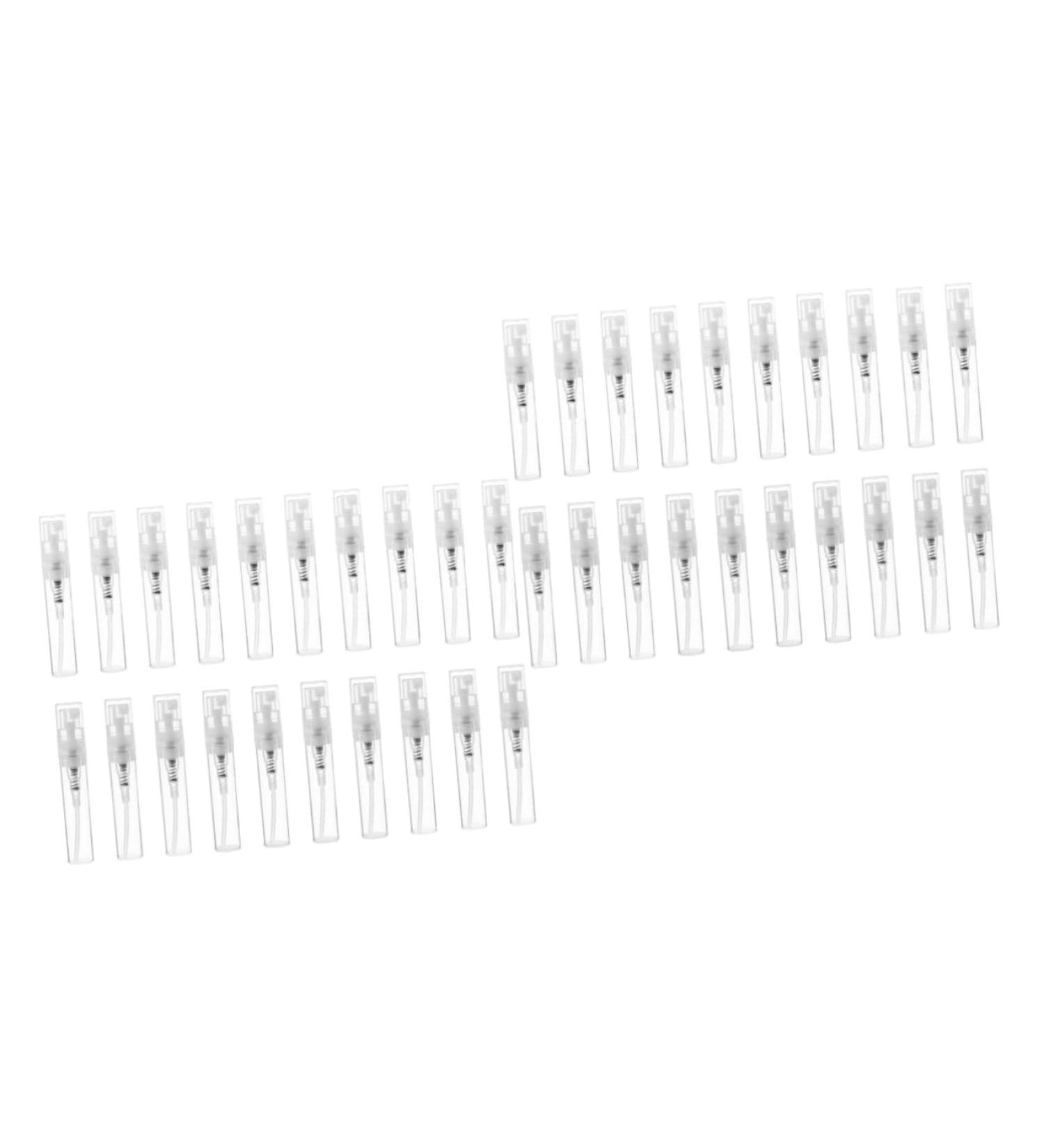 Angoily 40 Pcs Refillable Perfume Spray Vials - Small Portable Travel Glass Bottles 0.1 Oz - Ideal for Samples & On-the-Go Fragrance - Buy Online on SooperMarket.com