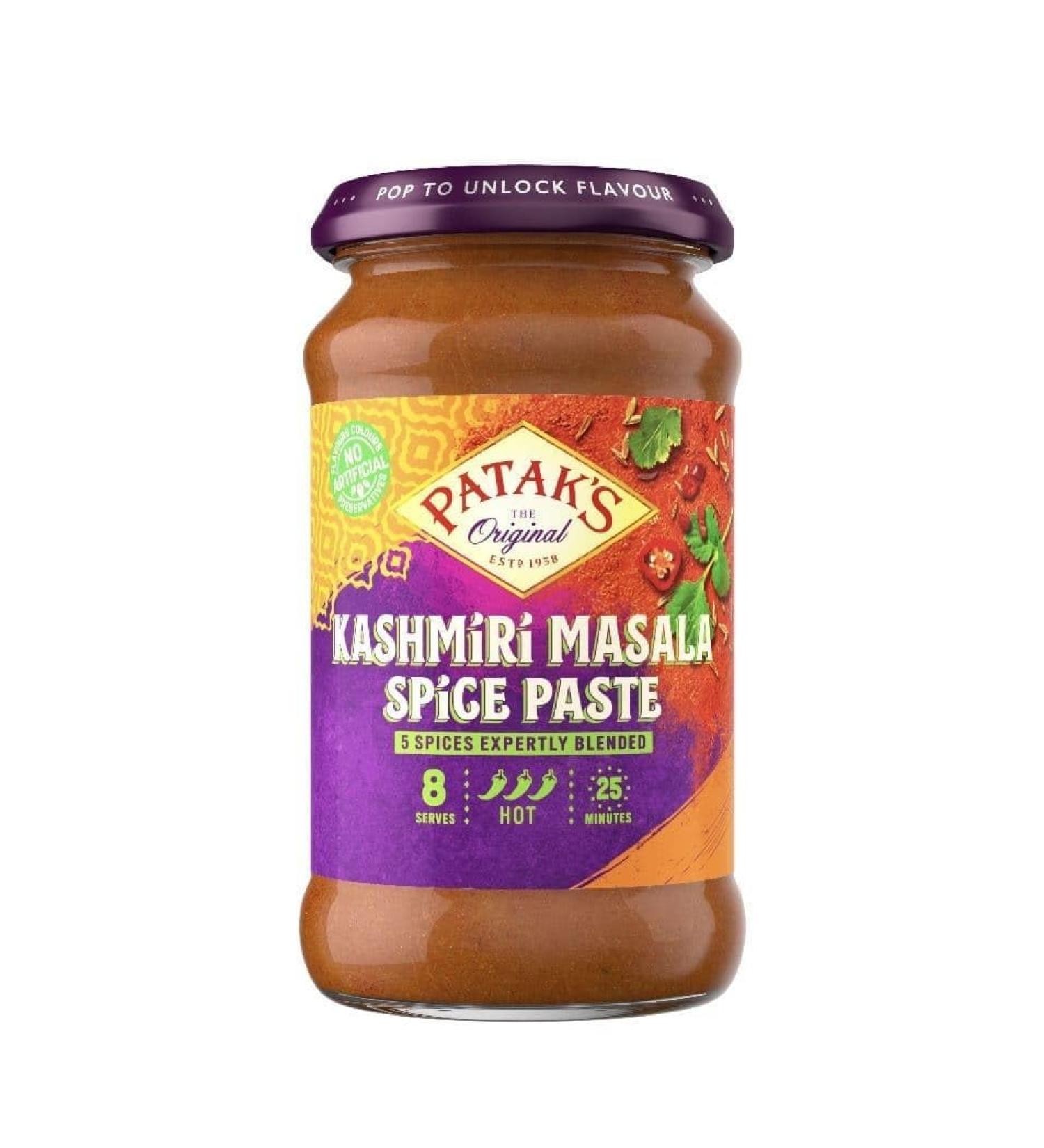Patak's Kashmiri Masala Spice Paste | Authentic Indian Recipe | Aromatic Spices | 283g | (Pack of 2) - Buy Online on SooperMarket.com