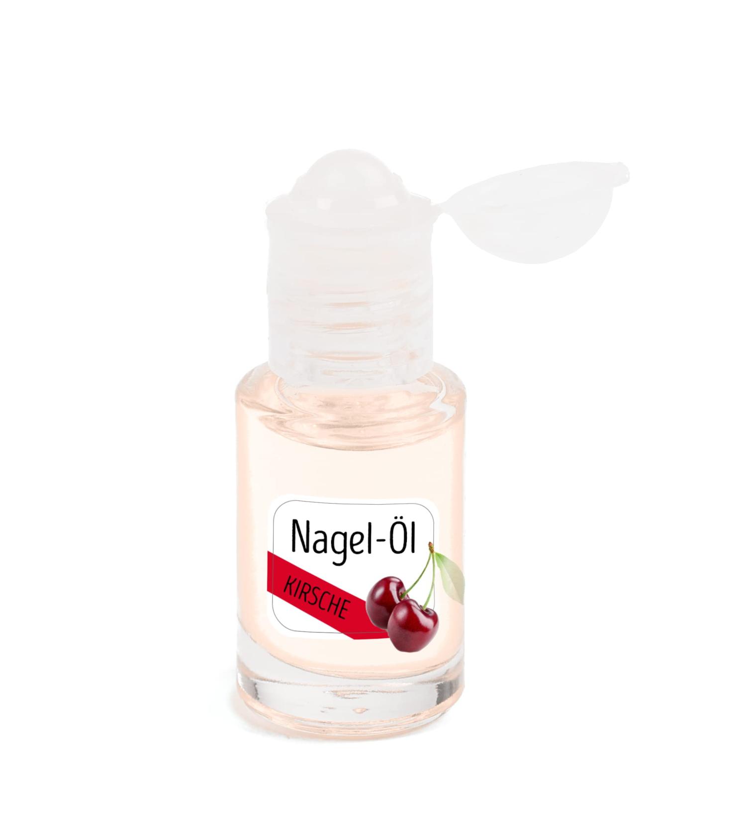 KM Nails Nail Oil Cherry 6ml in a practical iroll without paraffin