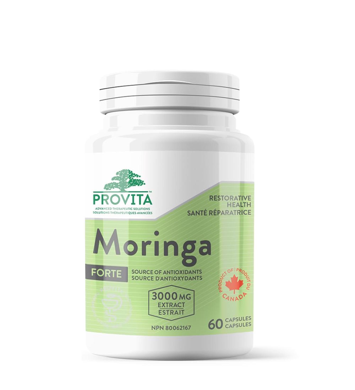Moringa Forte by Provita Nutrition (Canadian Made) 60 Capsules - Buy Online on SooperMarket.com