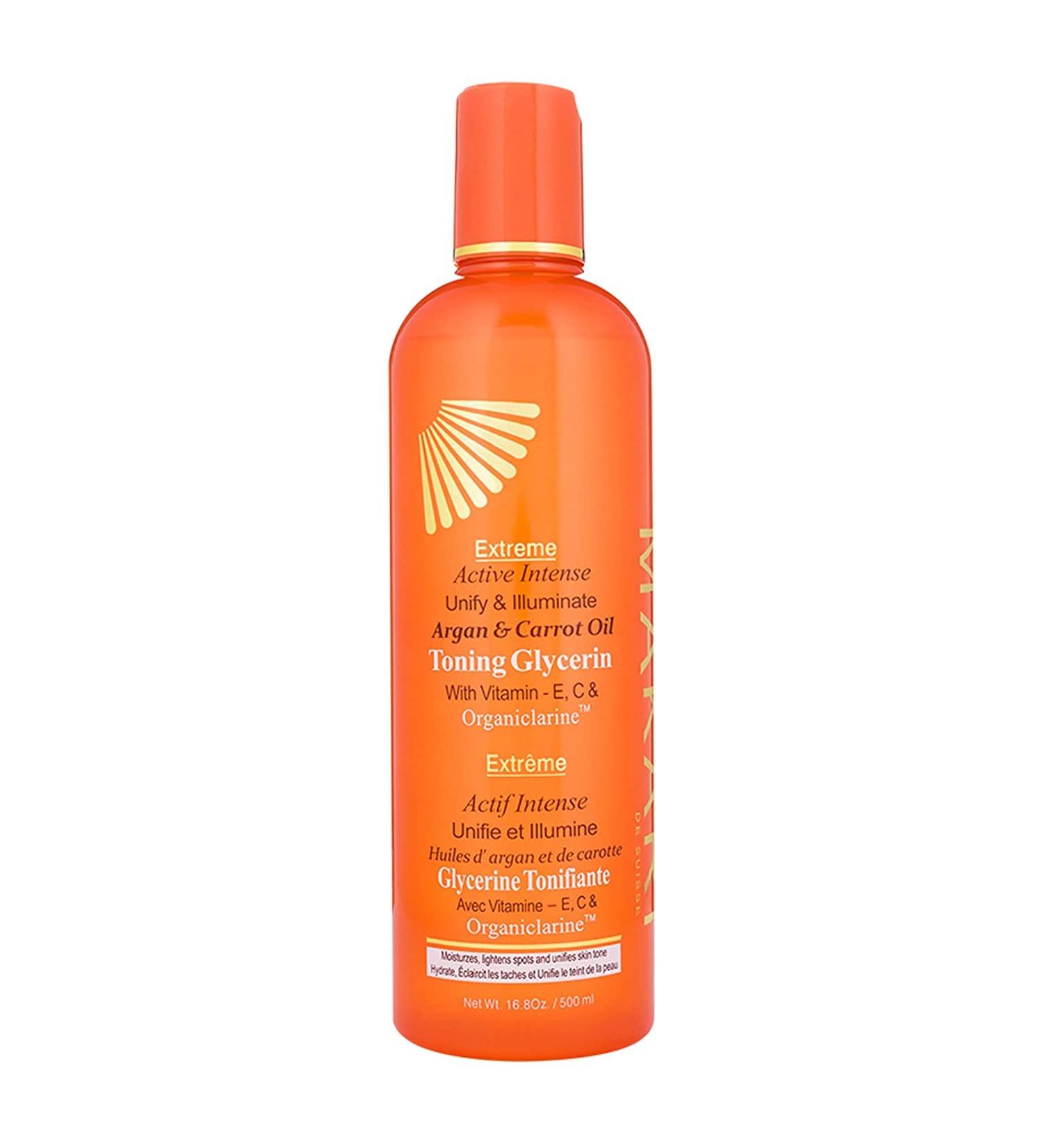 MAKARI Extreme Active Intense Argan and Carrot Oil Body Glycerin (16.8 oz) - Fades Spots, Hydrates Skin | Brightens Complexion | All Skin Types - Buy Online on SooperMarket.com