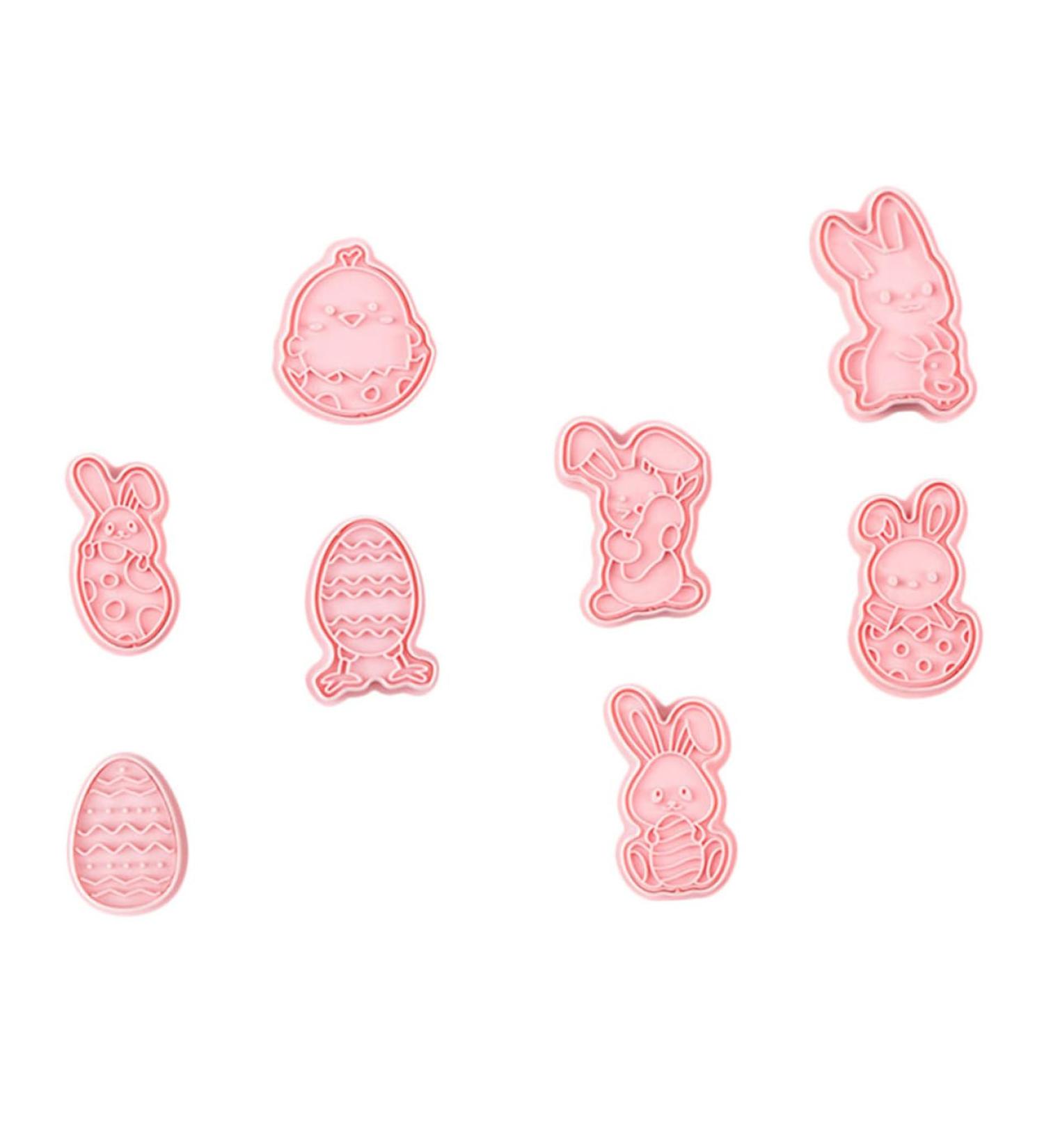 Alipis 8pcs Easter Cookie Cutters 3D Gummies Candle Mold Silicone Baking Mold Dessert Making Mold Baroque Easter Party Decorations Dessert Baking Mold Kids Tools DIY Frosting Pp - Buy Online on SooperMarket.com