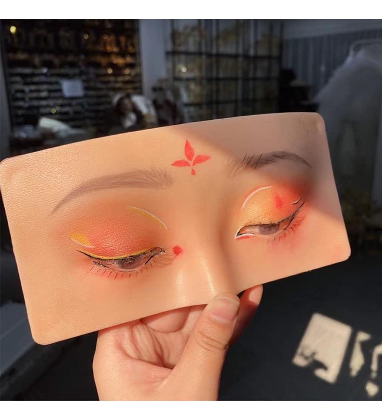 zalati Makeup Practice Board Silicone for Face Eyebrow Eye - Buy Online on SooperMarket.com