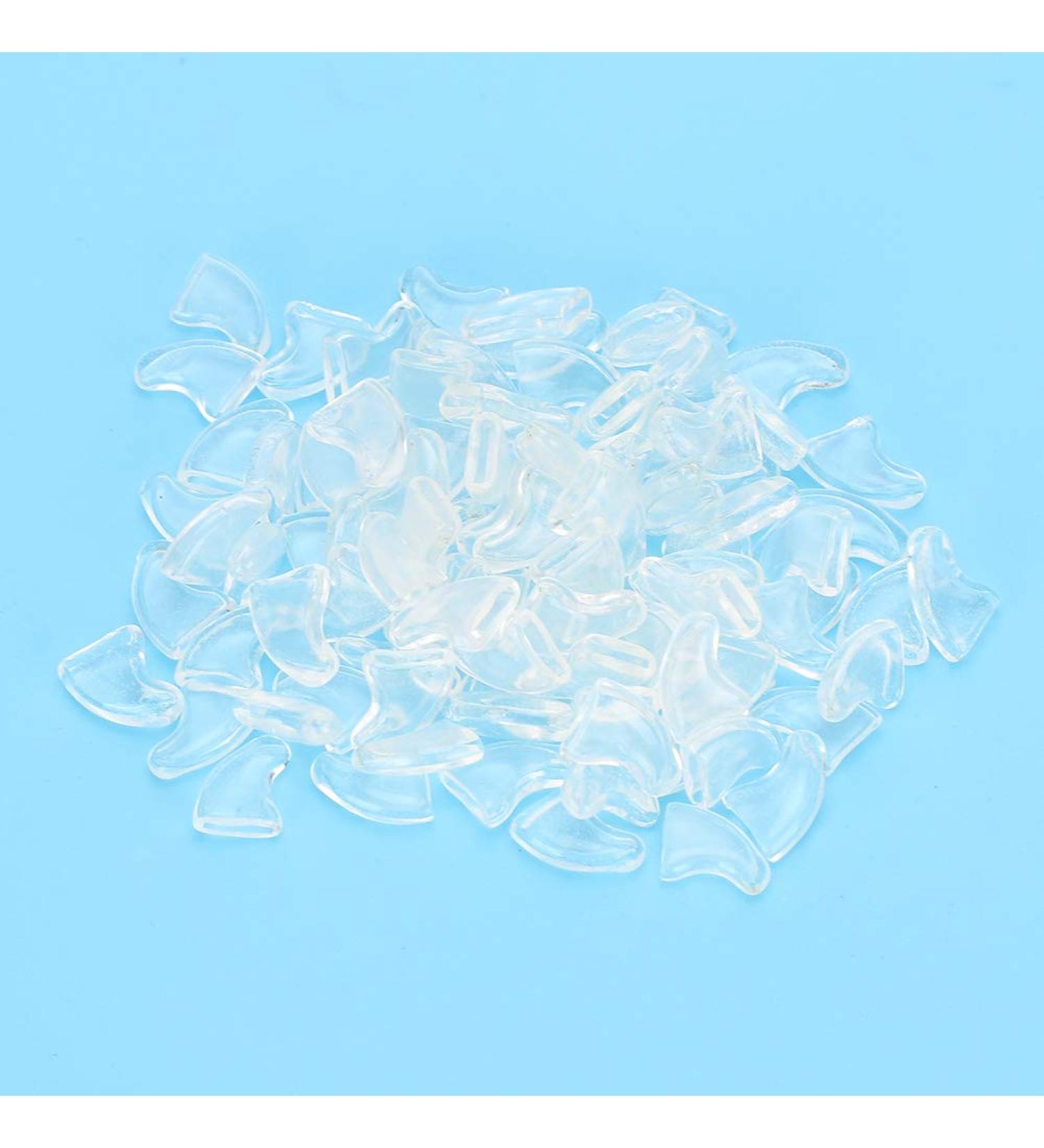 Tmishion Cat Nail Caps & Dog Paw Protective Sleeves - 100 Soft Anti-Scratch Caps (XS Ice White) | Claw Covers for Cats & Dogs - Buy Online on SooperMarket.com